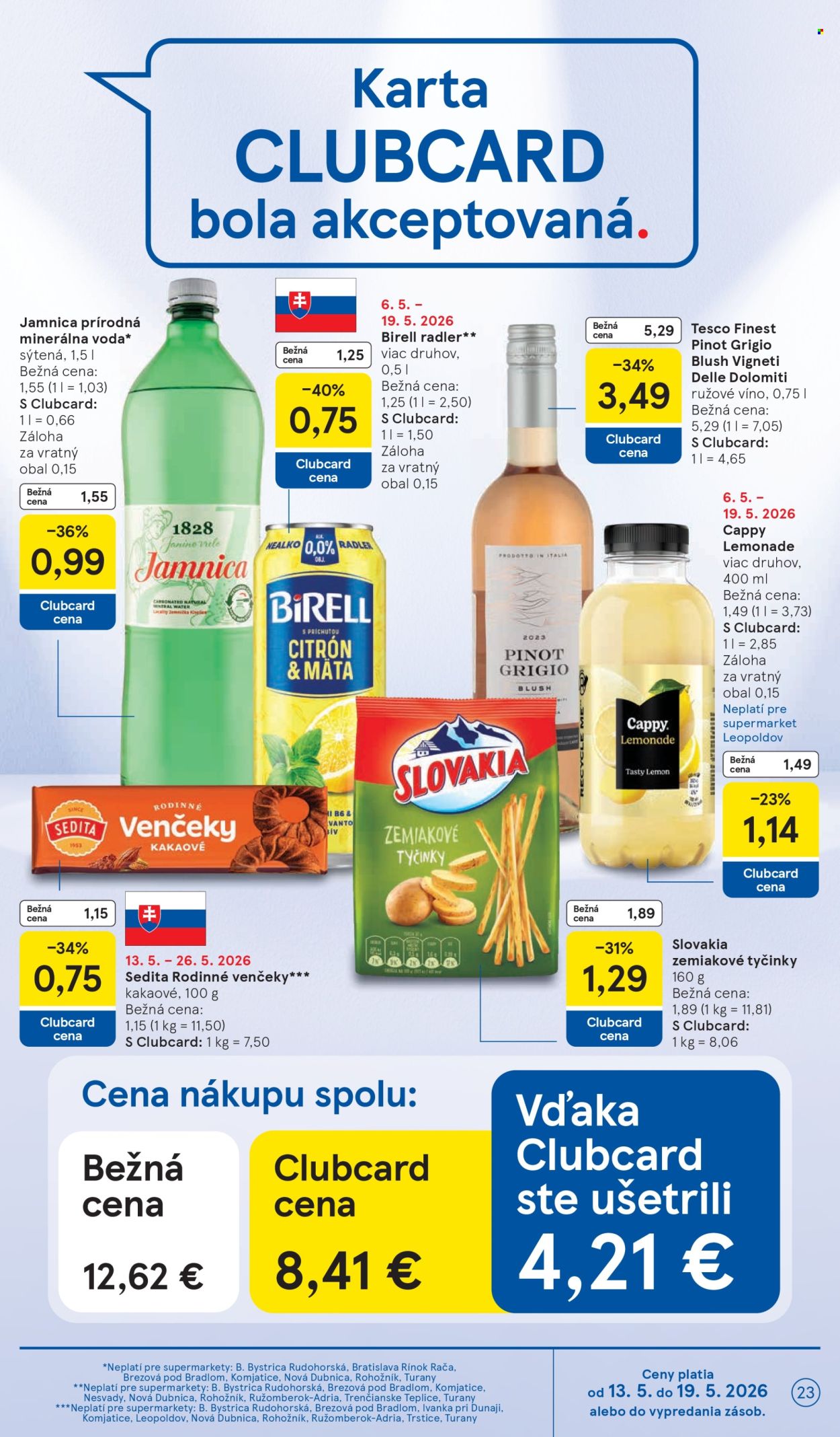 Leták TESCO supermarket - 13.5.2026 - 19.5.2026. Strana 23