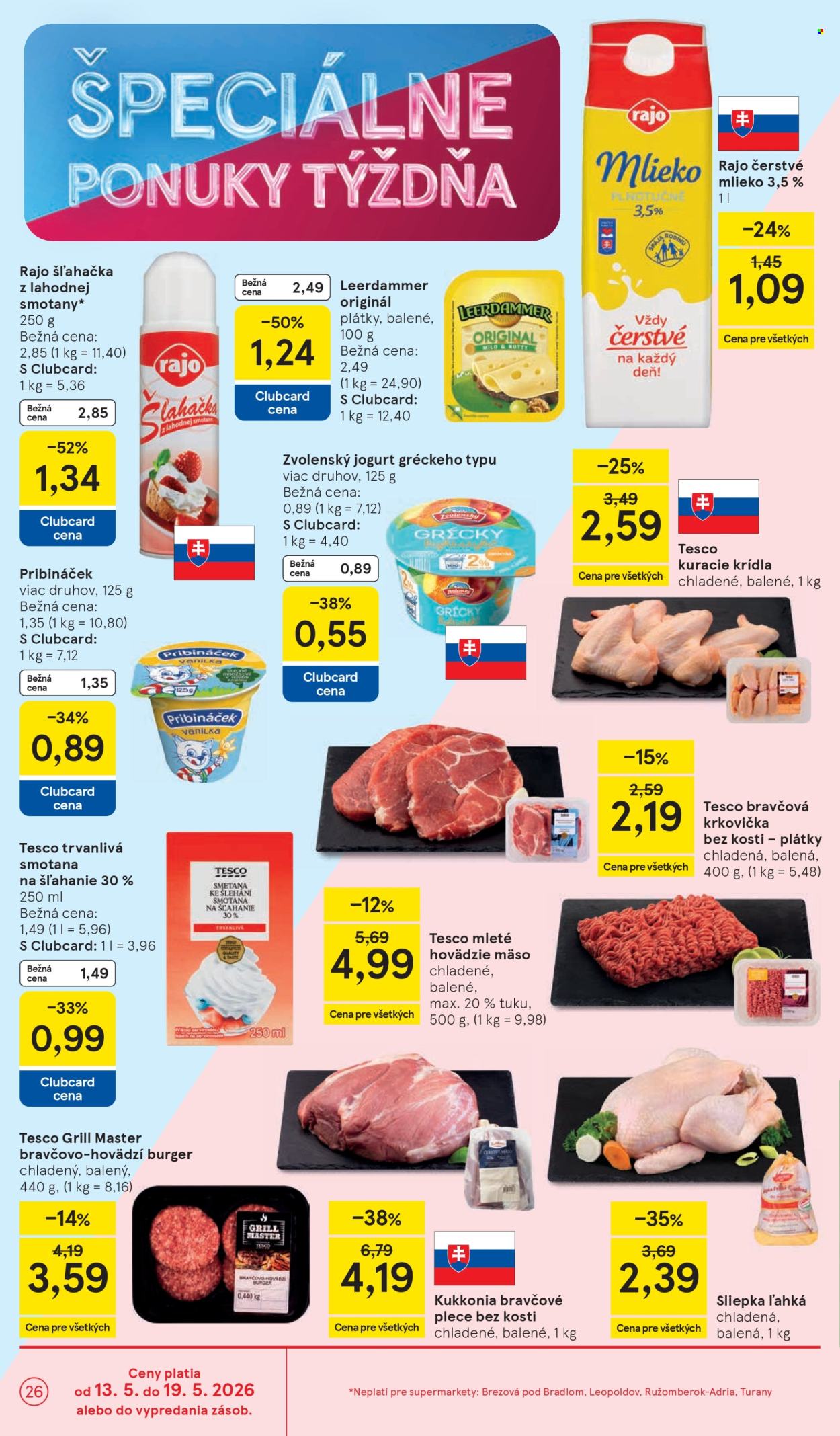 Leták TESCO supermarket - 13.5.2026 - 19.5.2026. Strana 26