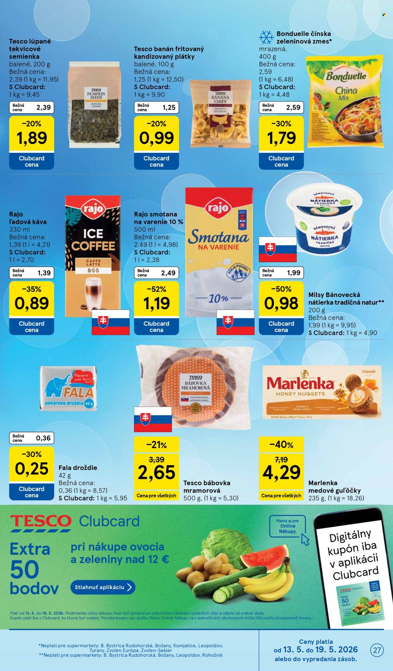 Leták TESCO supermarket - 13.5.2026 - 19.5.2026. Strana 27