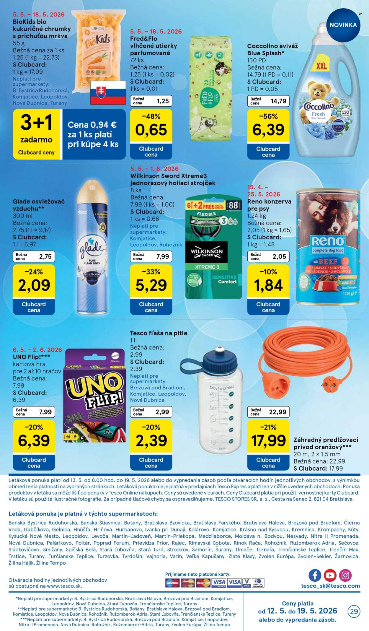 Leták TESCO supermarket - 13.5.2026 - 19.5.2026. Strana 29
