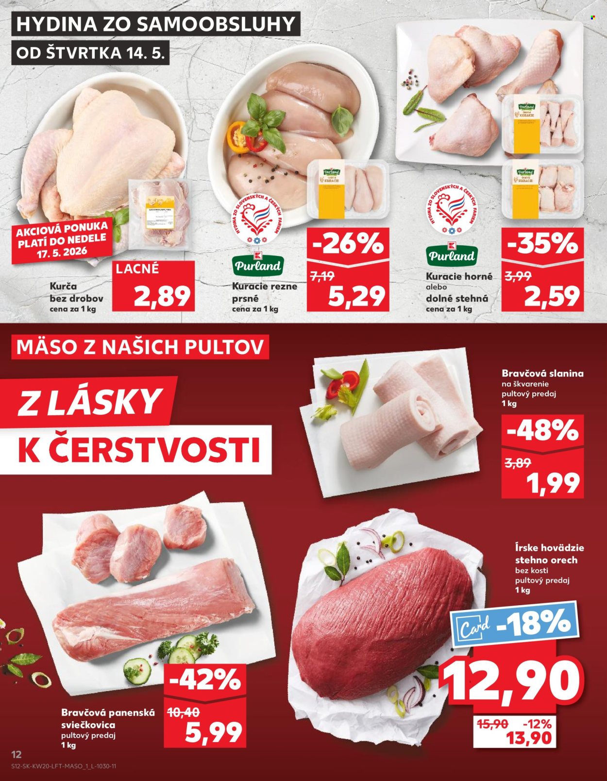 Leták Kaufland - 14.5.2026 - 20.5.2026. Strana 12