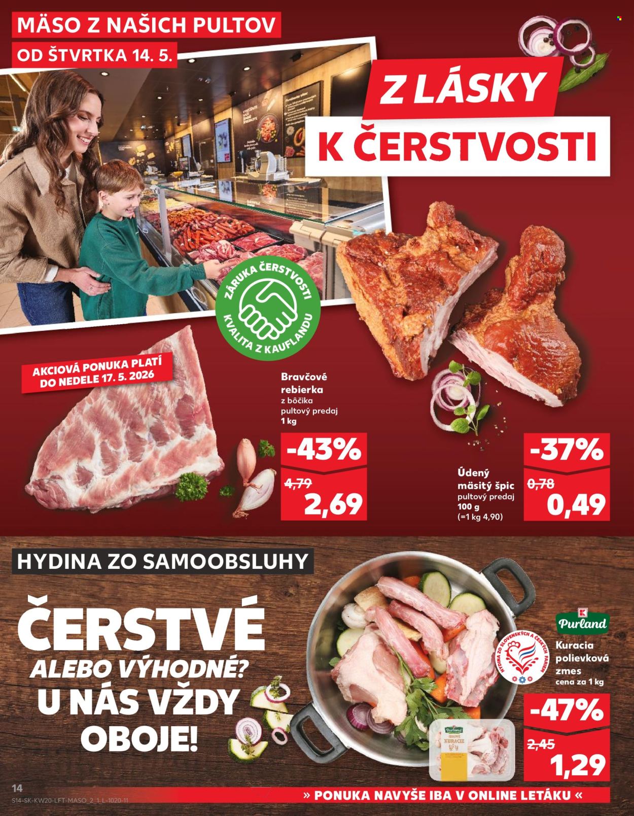 Leták Kaufland - 14.5.2026 - 20.5.2026. Strana 14