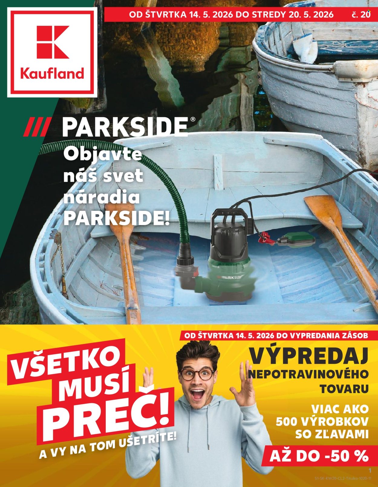 Leták Kaufland - 14.5.2026 - 20.5.2026. Strana 1