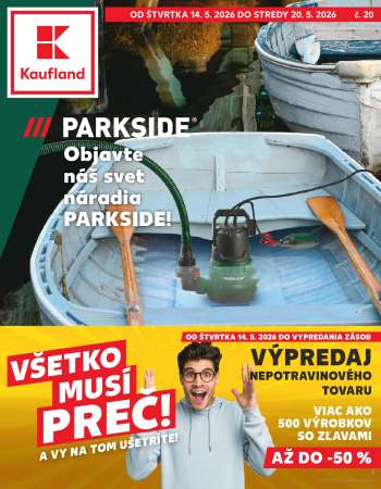 Leták Kaufland - 14.5.2026 - 20.5.2026.