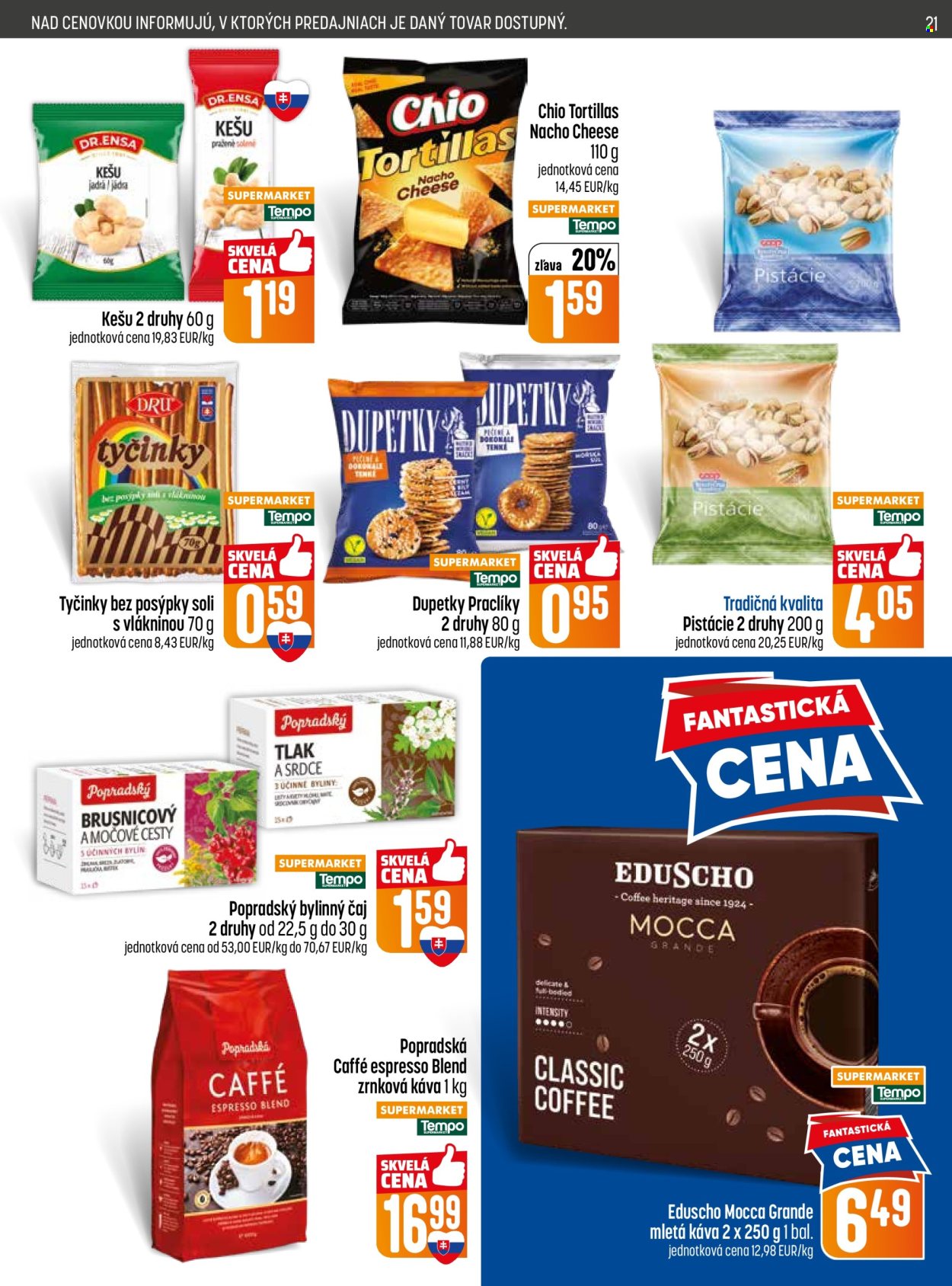 Leták COOP Jednota - 14.5.2026 - 20.5.2026. Strana 21