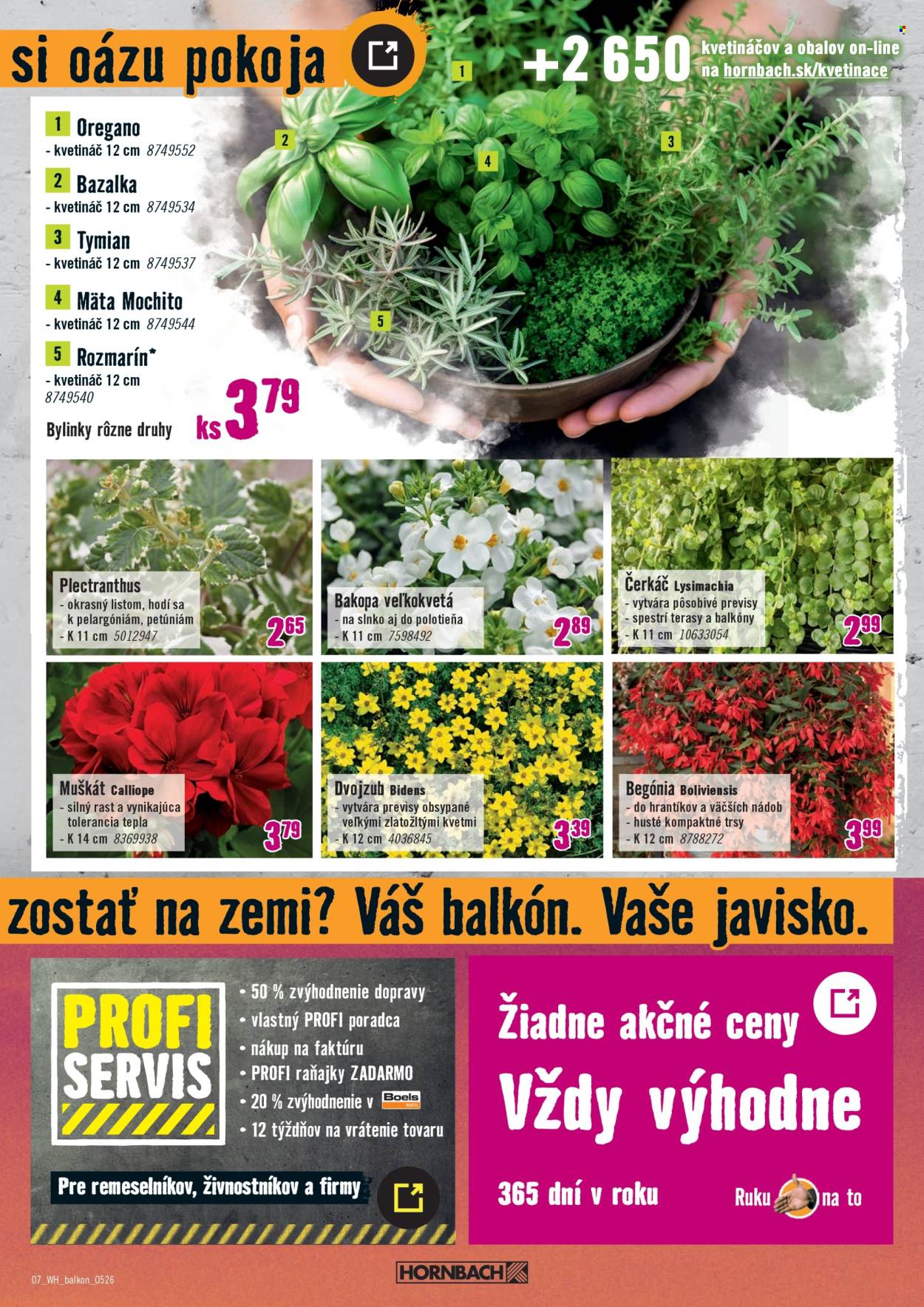 Leták Hornbach - 13.5.2026 - 27.5.2026. Strana 7