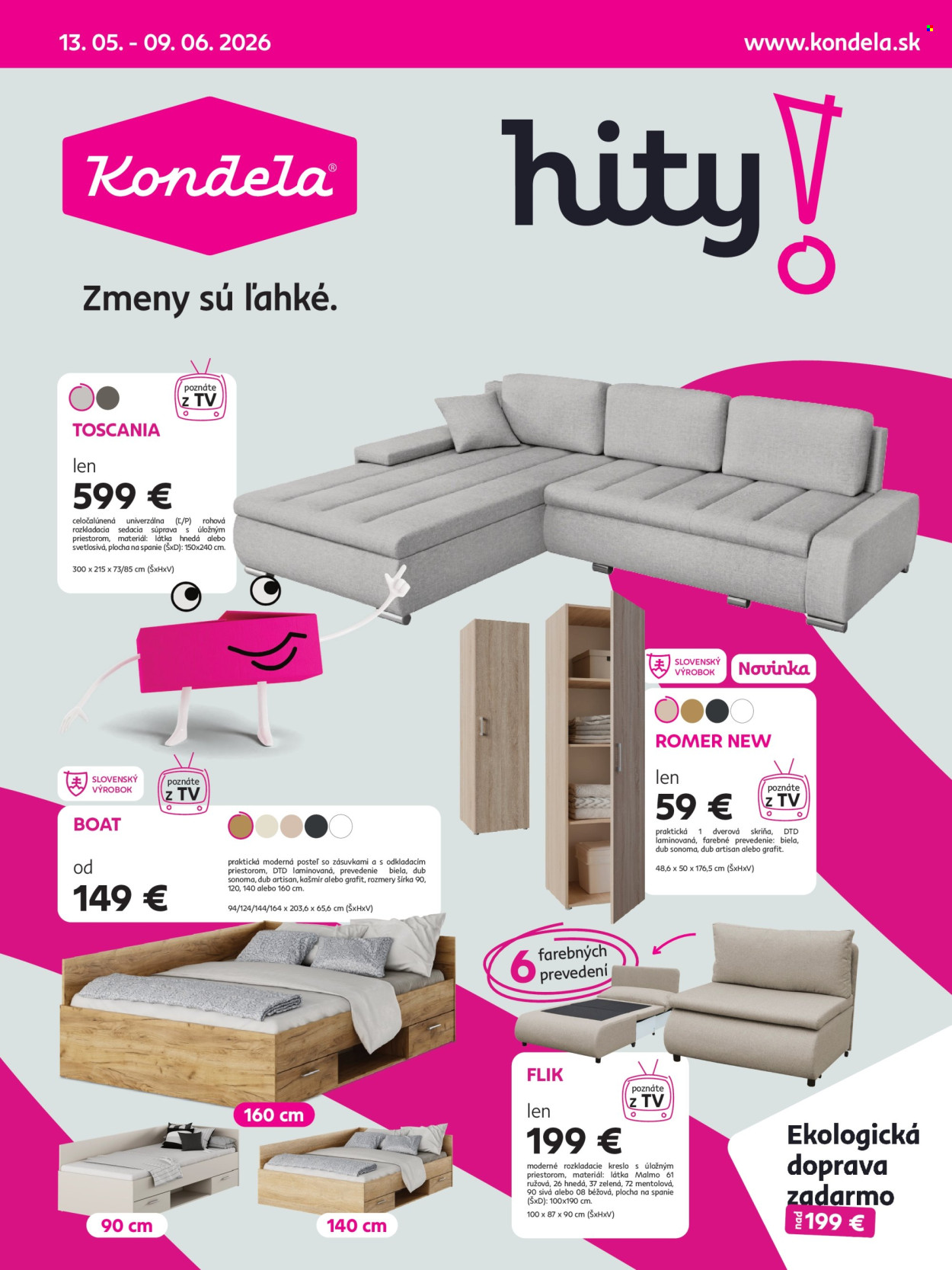 Leták Kondela - 13.5.2026 - 9.6.2026. Strana 1