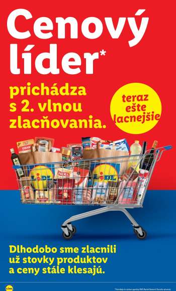 Leták Lidl.