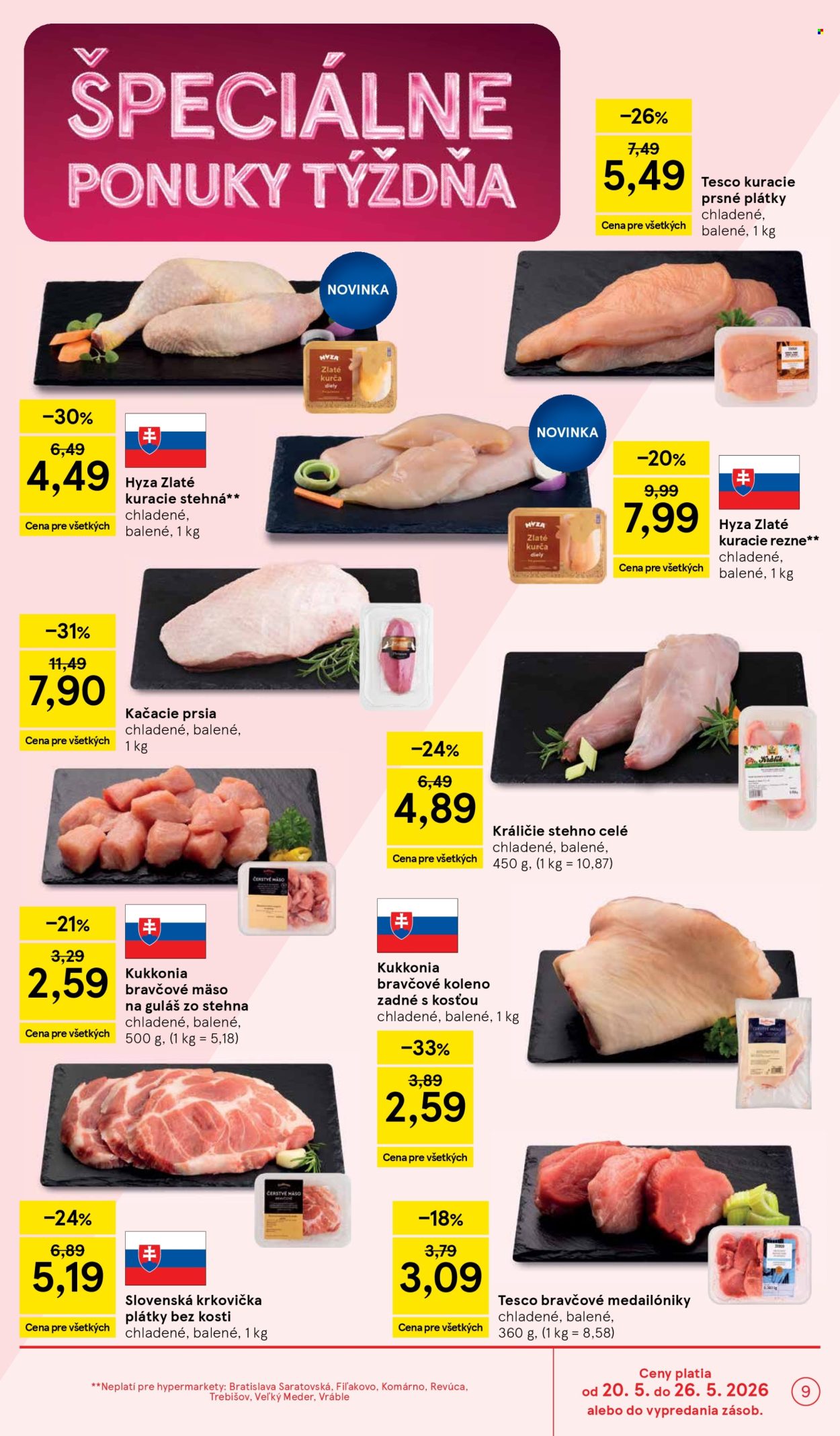 Leták TESCO - 20.5.2026 - 26.5.2026. Strana 9