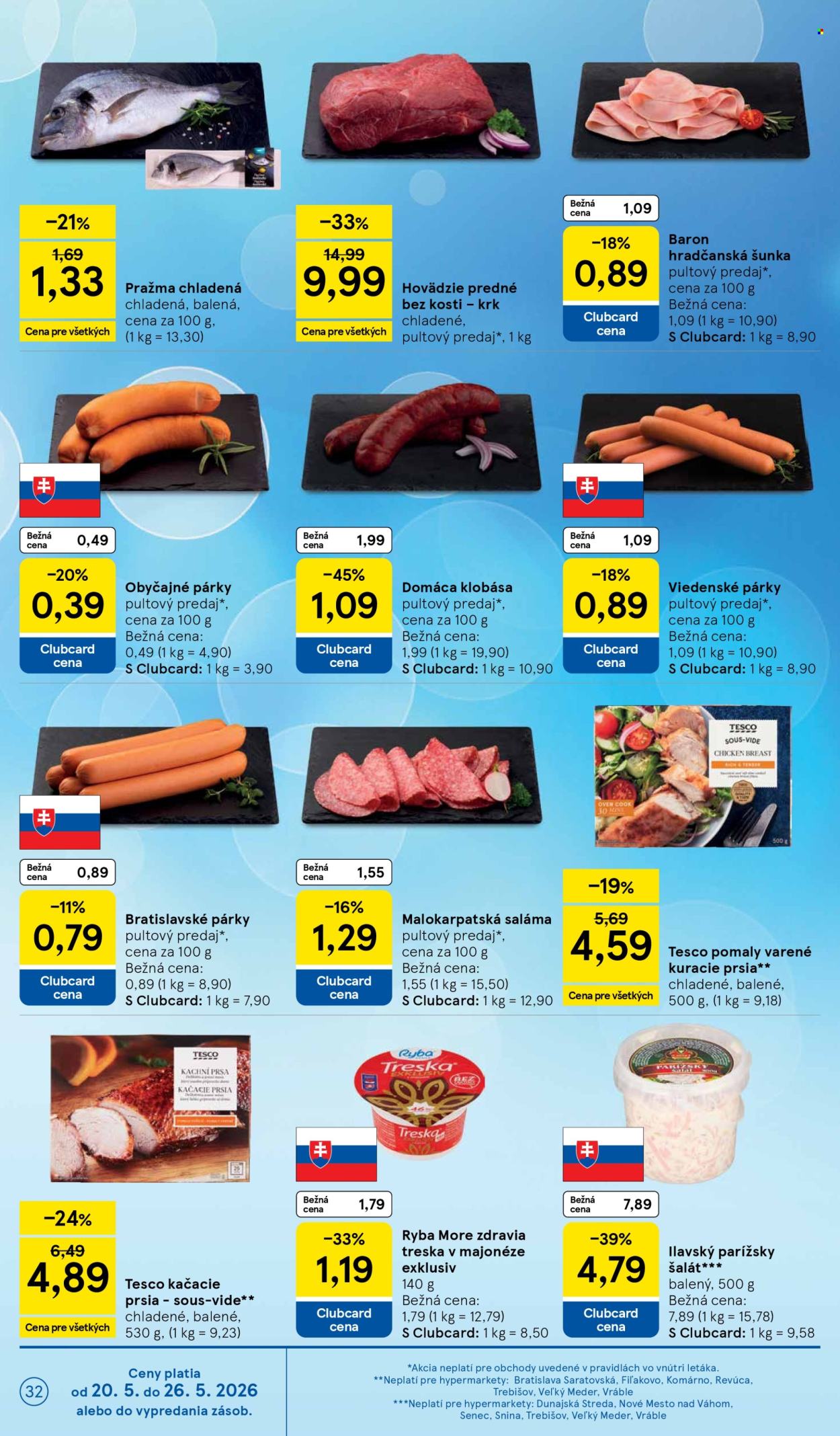 Leták TESCO - 20.5.2026 - 26.5.2026. Strana 32