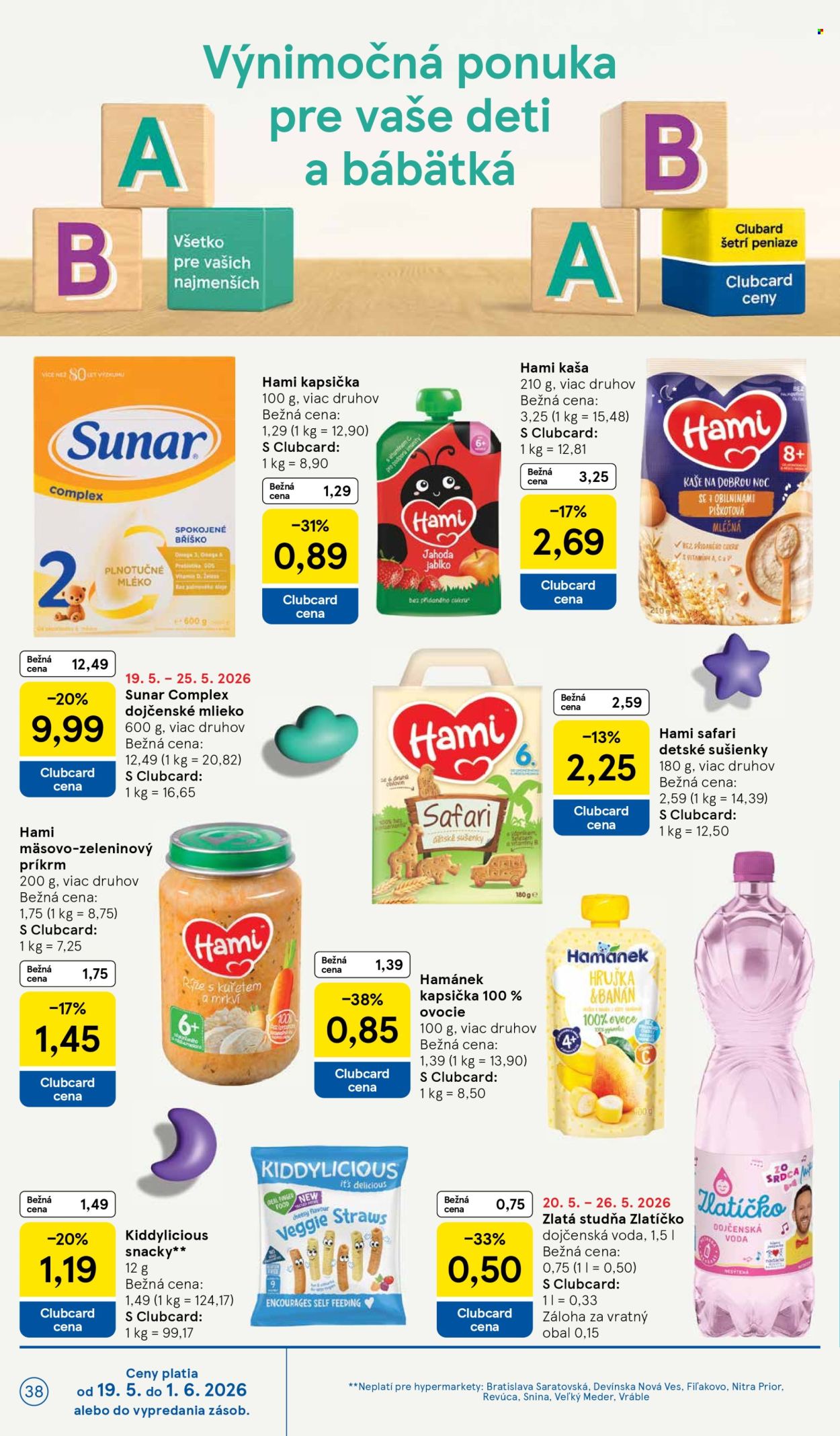 Leták TESCO - 20.5.2026 - 26.5.2026. Strana 38