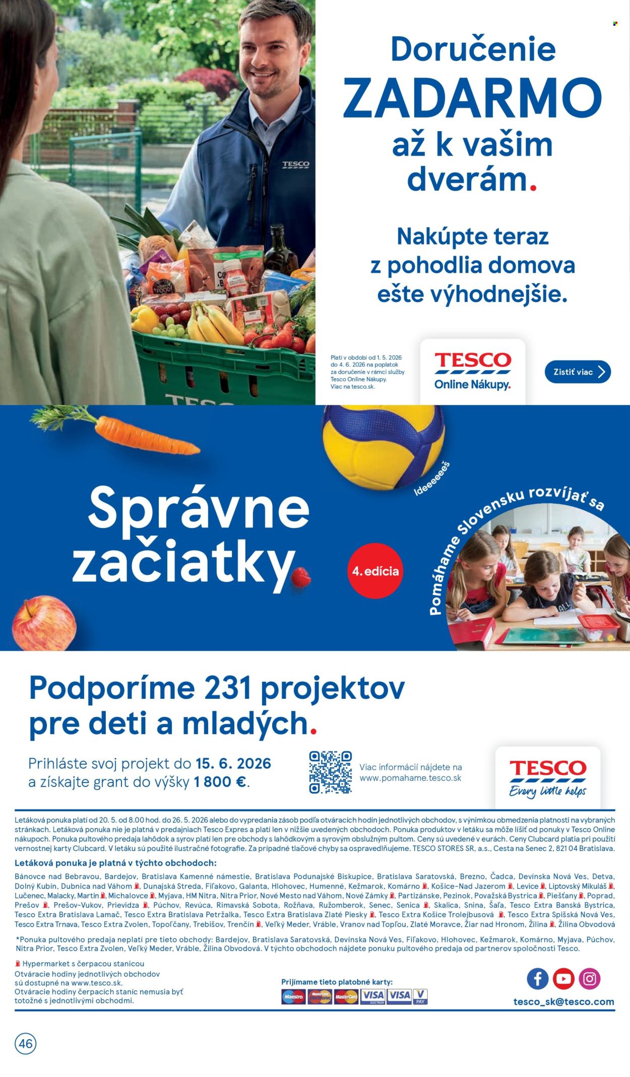 Leták TESCO - 20.5.2026 - 26.5.2026. Strana 46