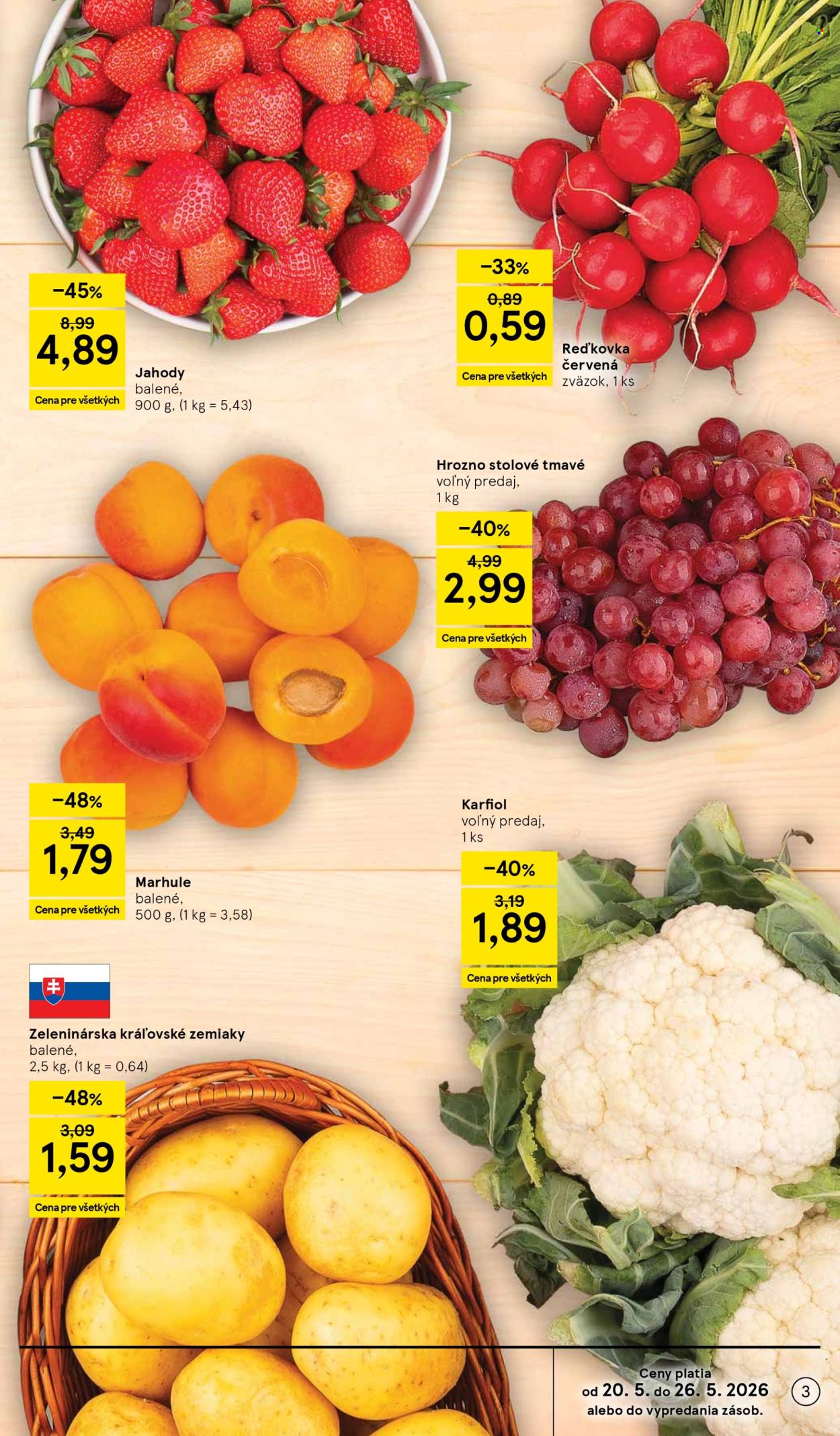 Leták TESCO supermarket - 20.5.2026 - 26.5.2026. Strana 3