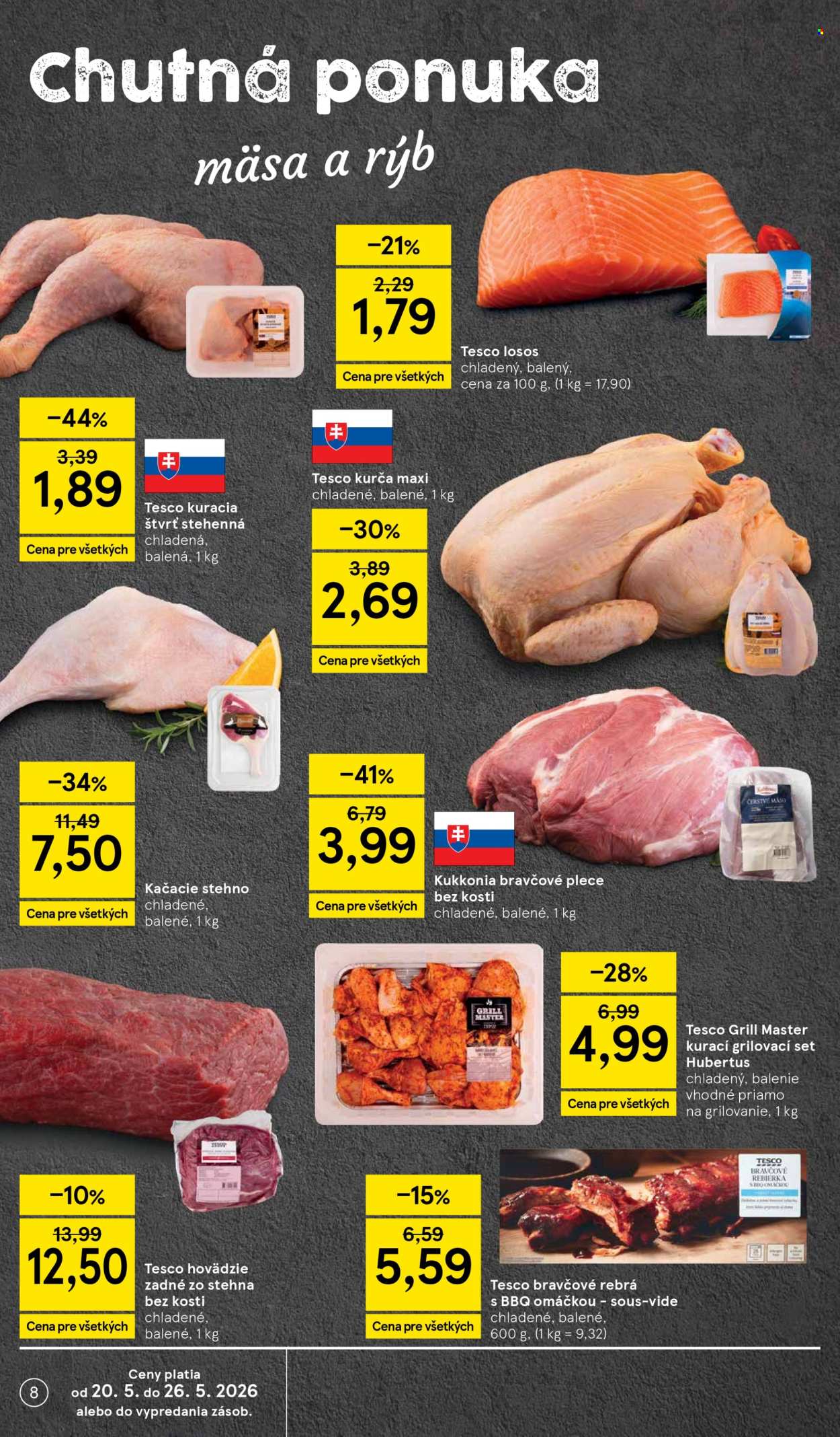 Leták TESCO supermarket - 20.5.2026 - 26.5.2026. Strana 8