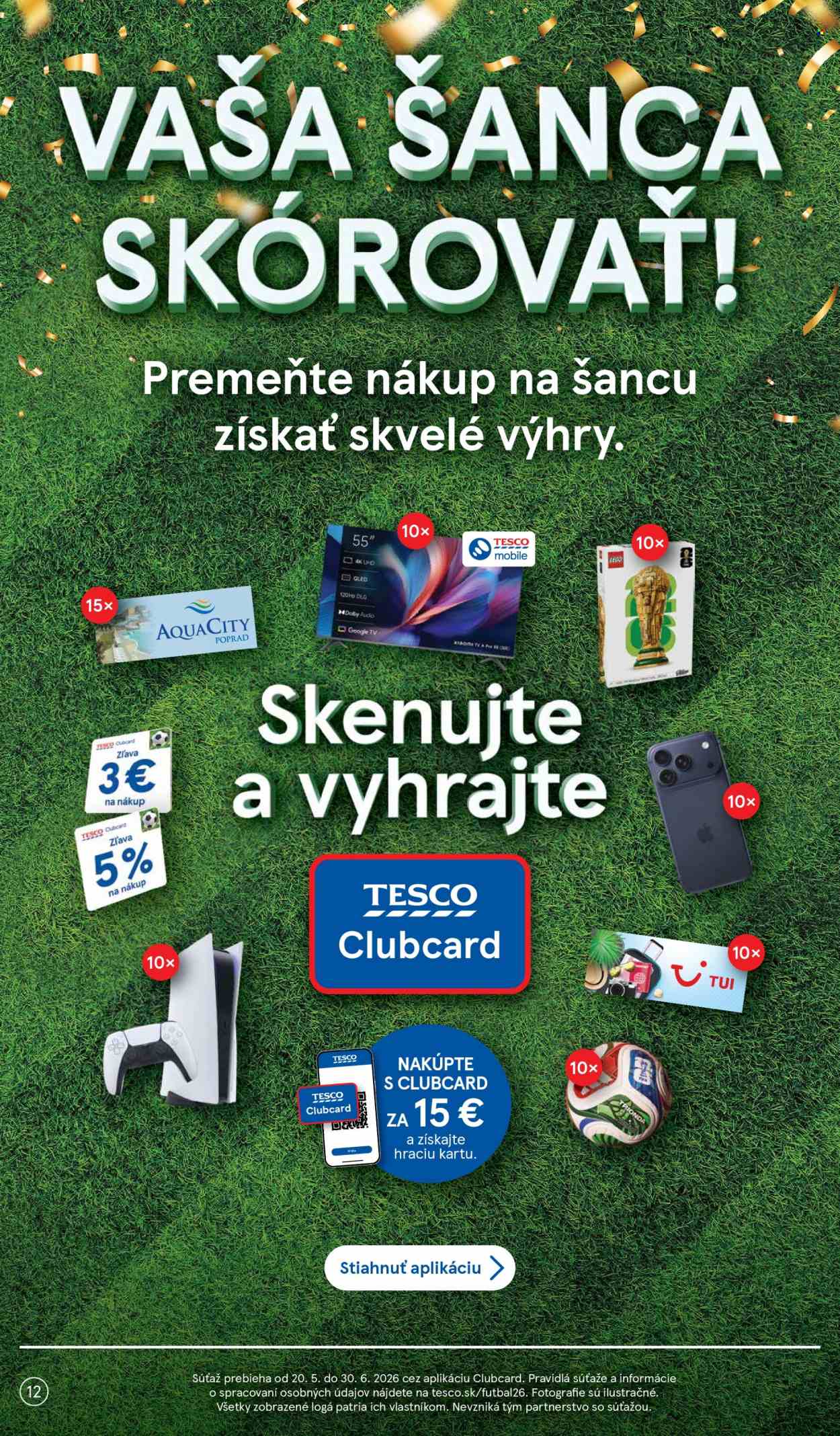 Leták TESCO supermarket - 20.5.2026 - 26.5.2026. Strana 12