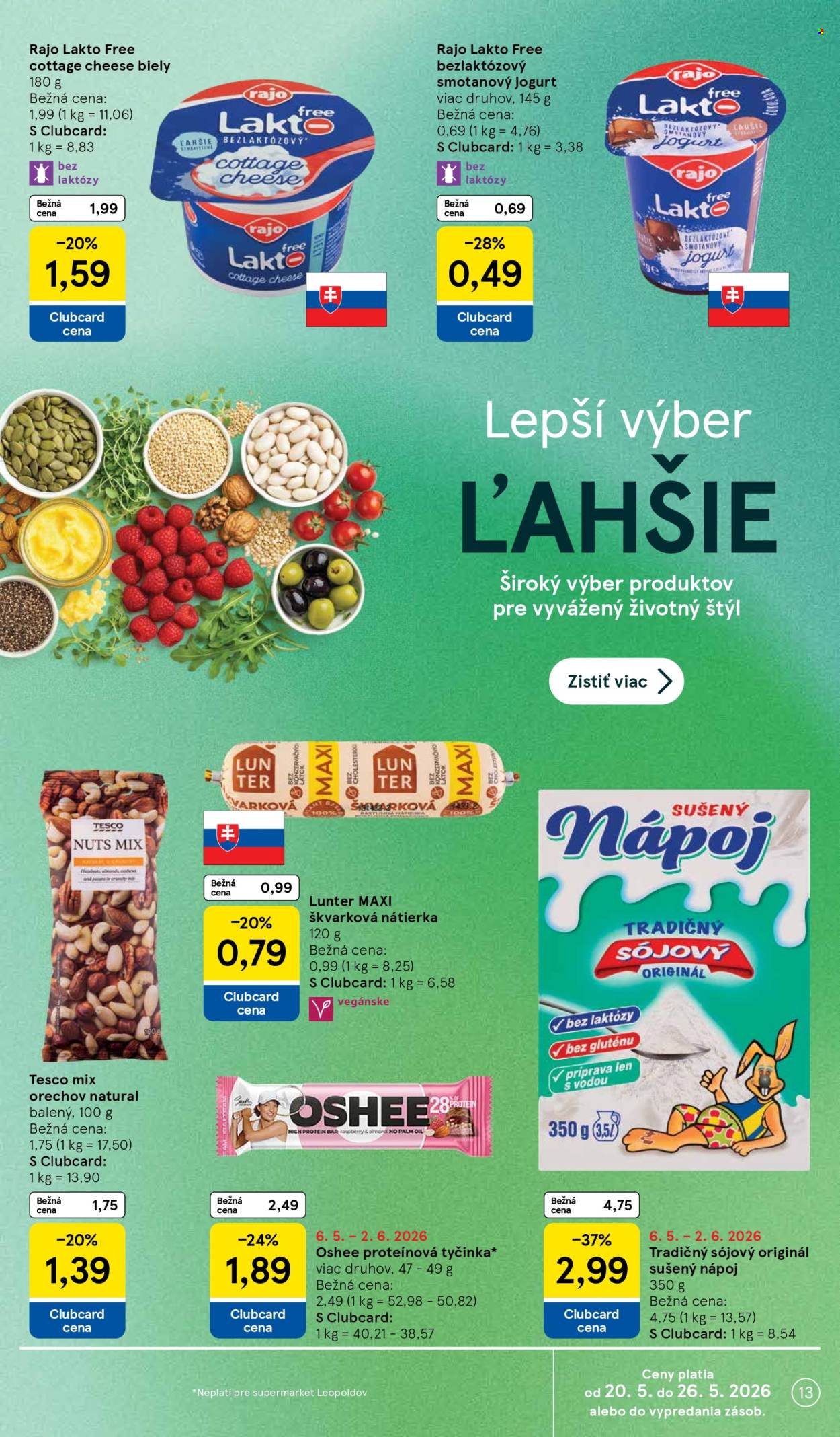 Leták TESCO supermarket - 20.5.2026 - 26.5.2026. Strana 13