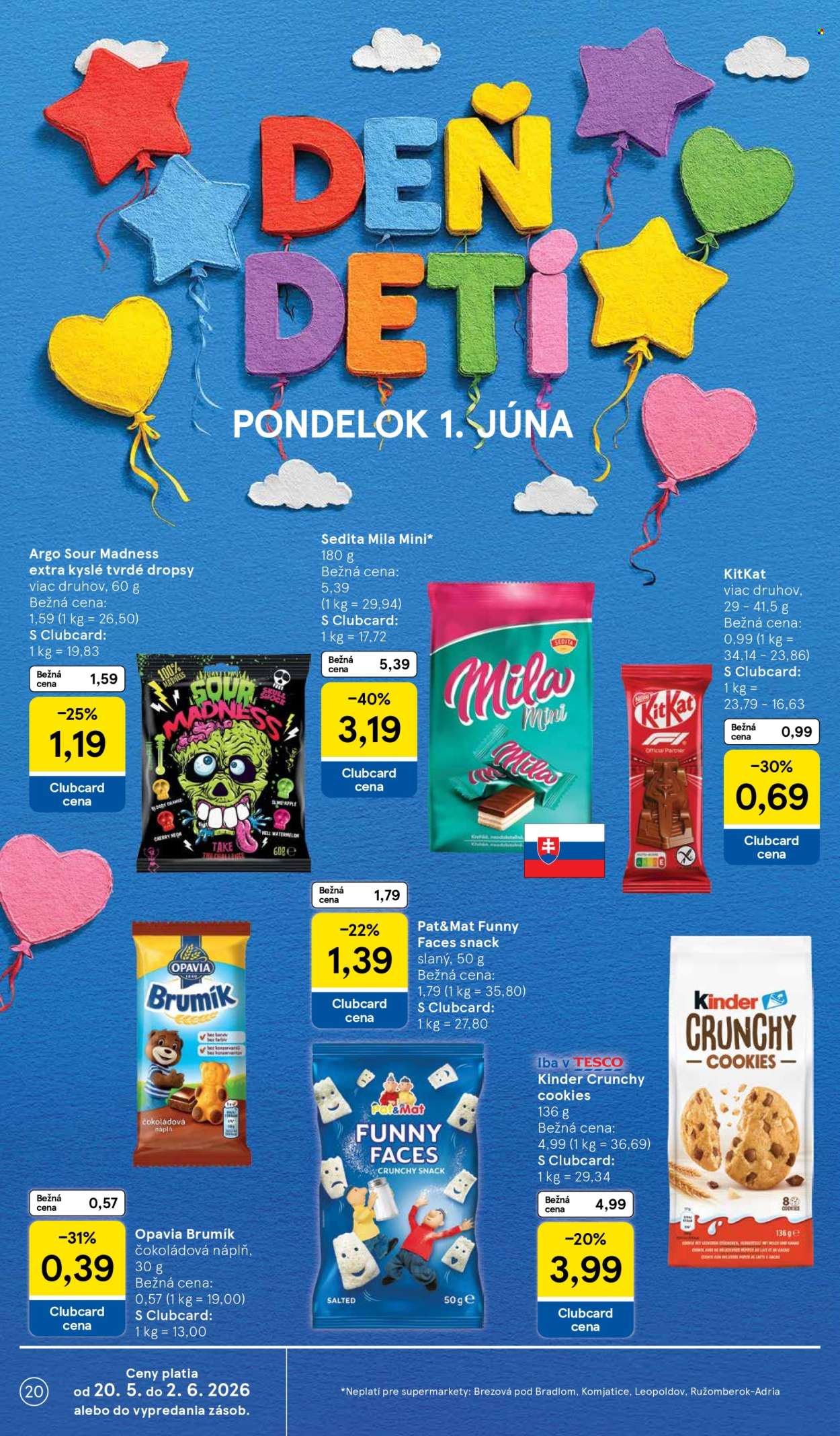 Leták TESCO supermarket - 20.5.2026 - 26.5.2026. Strana 20