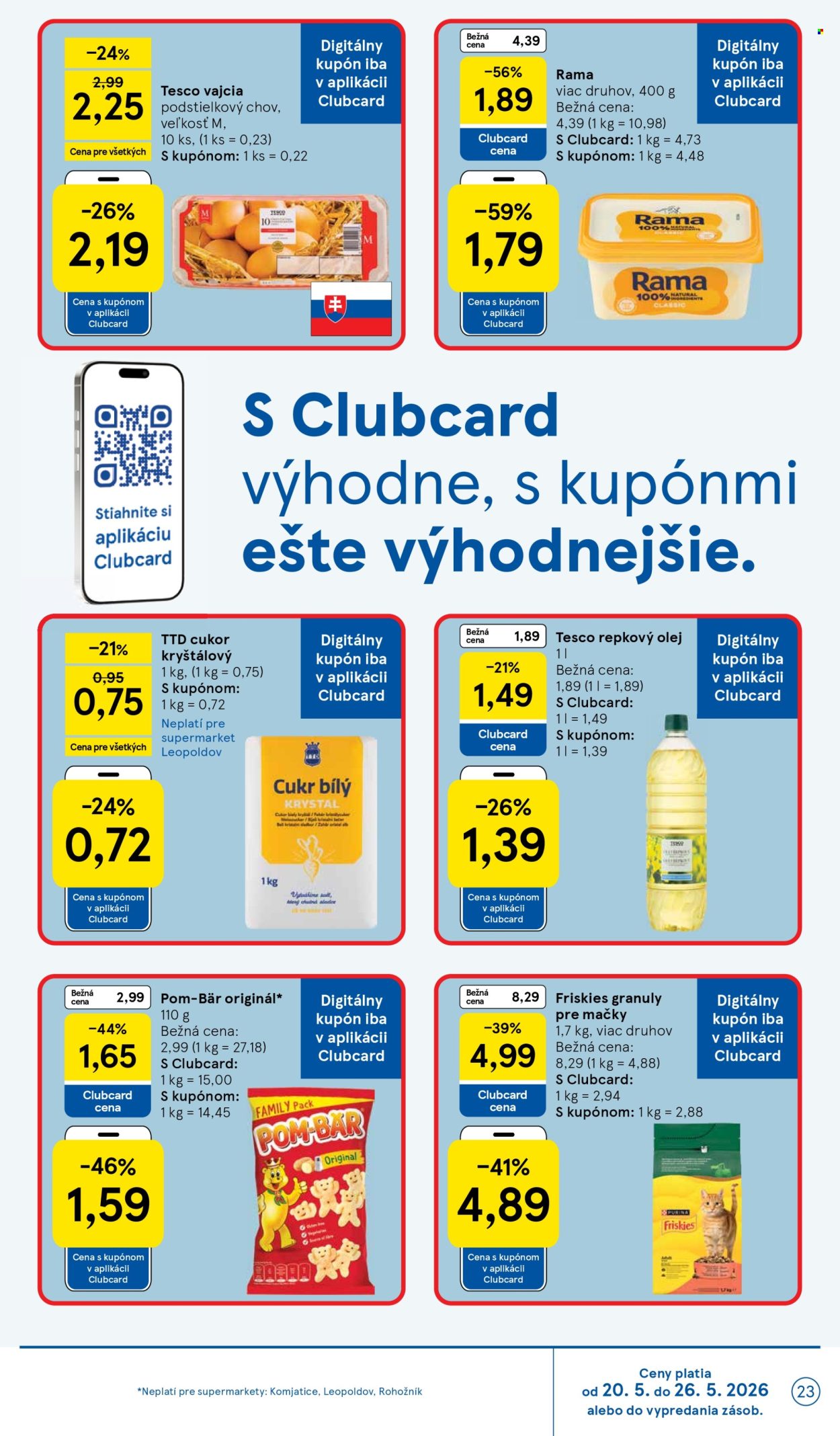 Leták TESCO supermarket - 20.5.2026 - 26.5.2026. Strana 23