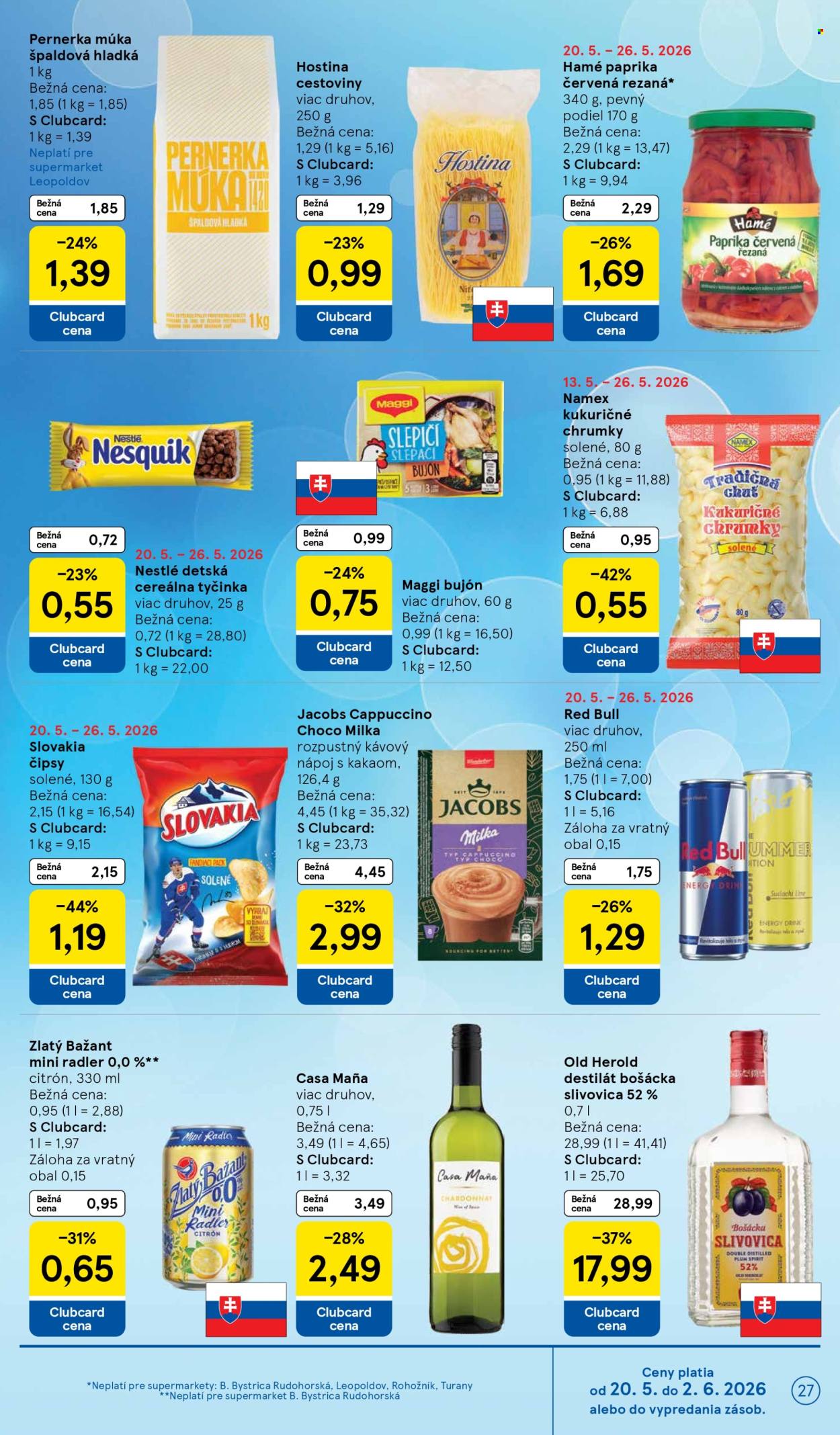 Leták TESCO supermarket - 20.5.2026 - 26.5.2026. Strana 27