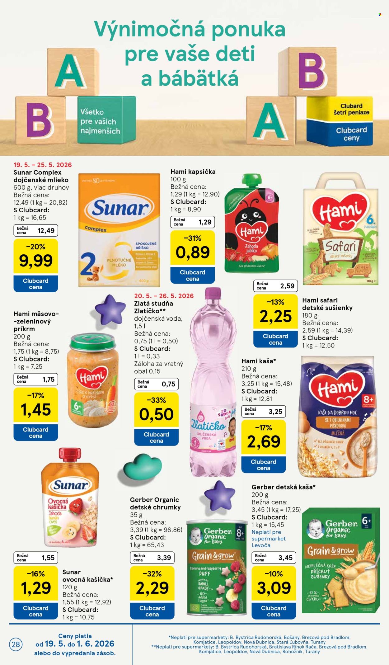 Leták TESCO supermarket - 20.5.2026 - 26.5.2026. Strana 28