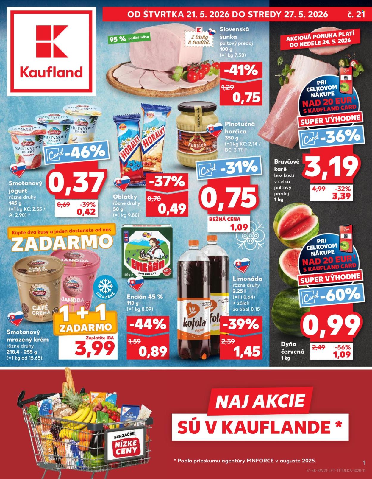 Leták Kaufland - 21.5.2026 - 27.5.2026. Strana 1