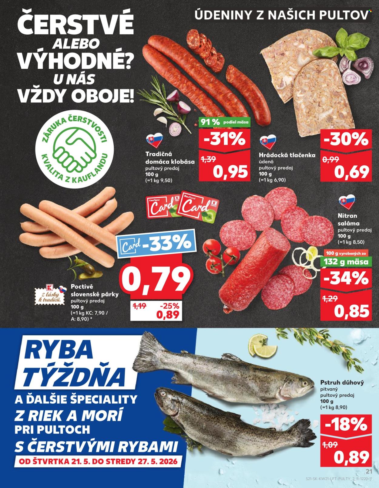 Leták Kaufland - 21.5.2026 - 27.5.2026. Strana 21