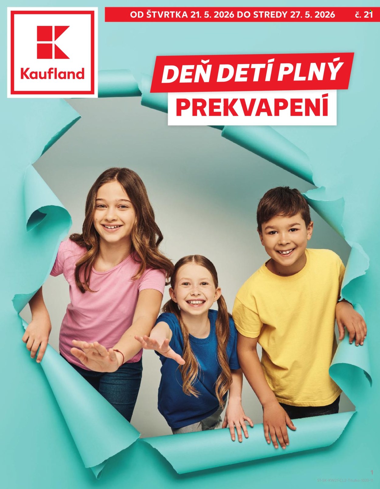 Leták Kaufland - 21.5.2026 - 27.5.2026. Strana 1