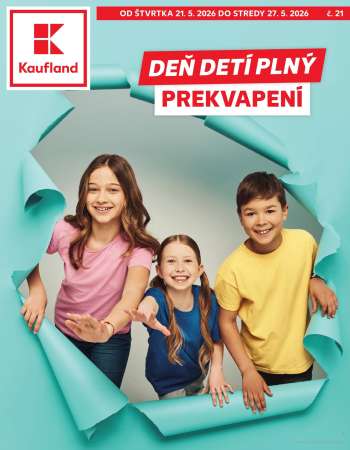 Leták Kaufland - 21.5.2026 - 27.5.2026.