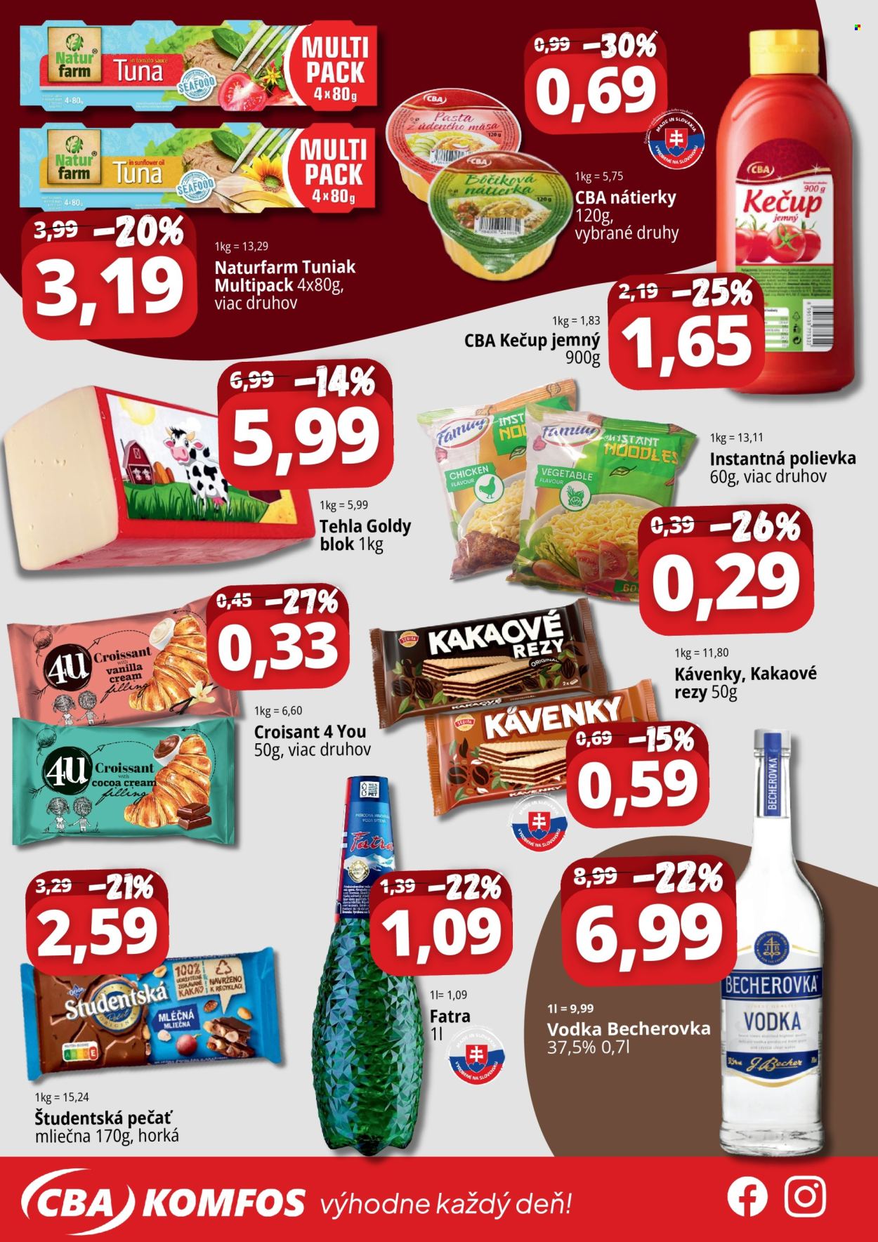 Leták CBA Komfos - 22.5.2026 - 2.6.2026. Strana 2