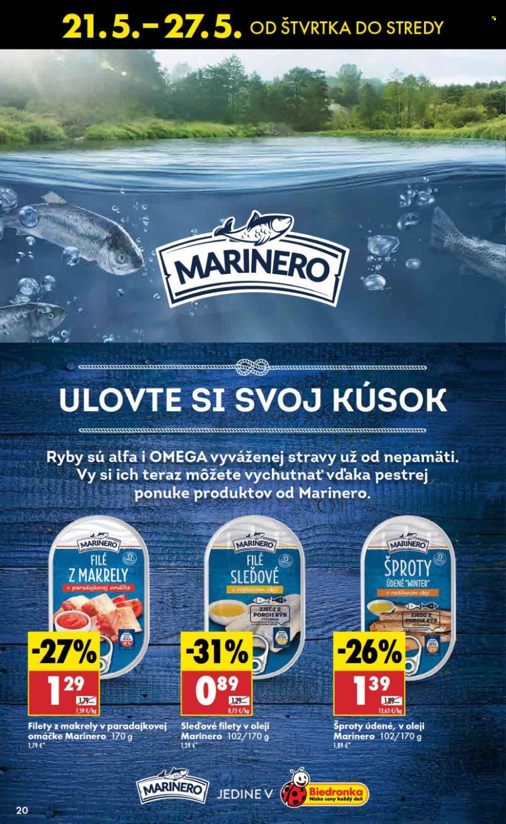 Leták Biedronka - 21.5.2026 - 27.5.2026. Strana 20