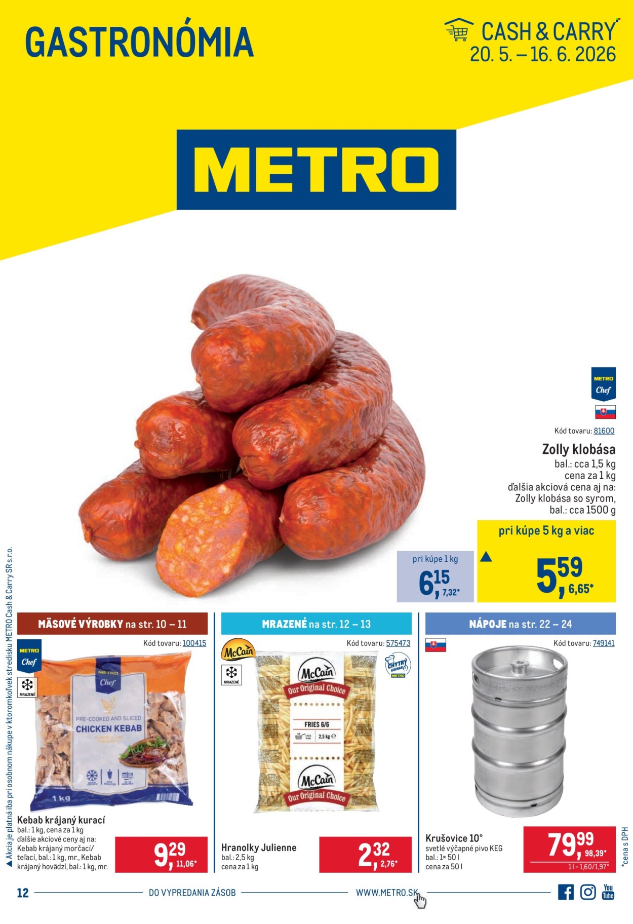 Leták Metro - 20.5.2026 - 16.6.2026. Strana 1