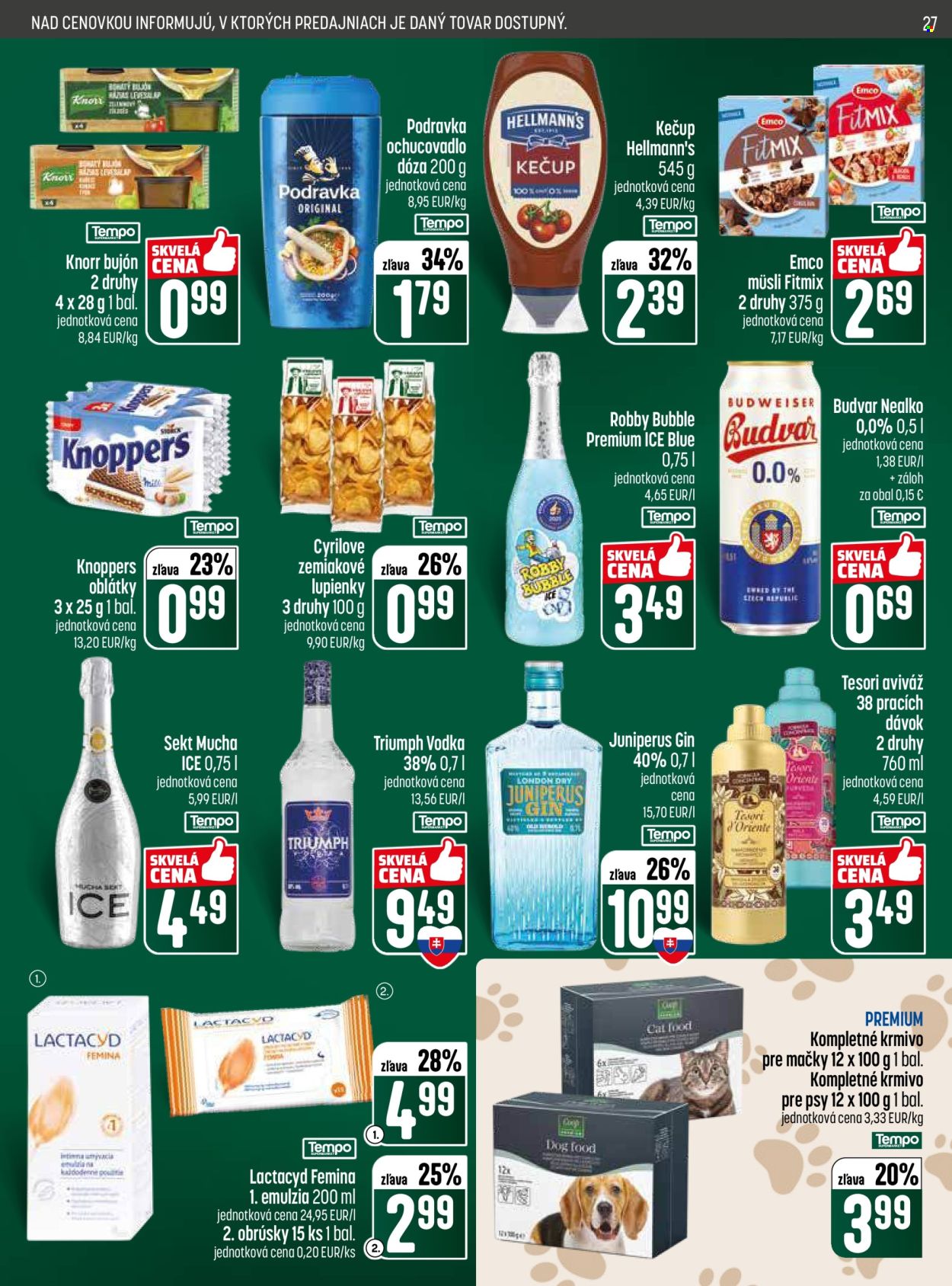 Leták COOP Jednota - 21.5.2026 - 27.5.2026. Strana 27