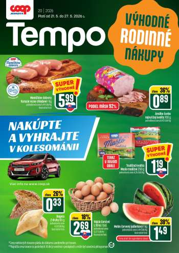 Leták COOP Jednota - 21.5.2026 - 27.5.2026.