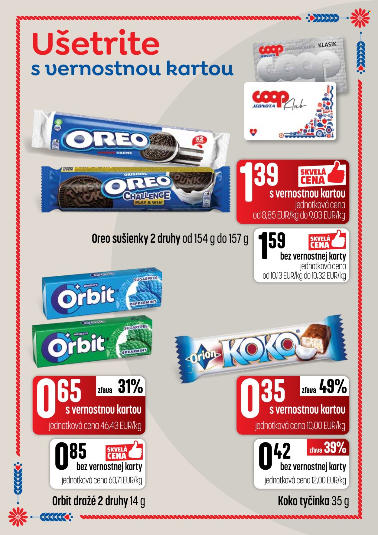 Leták COOP Jednota - 21.5.2026 - 27.5.2026. Strana 37