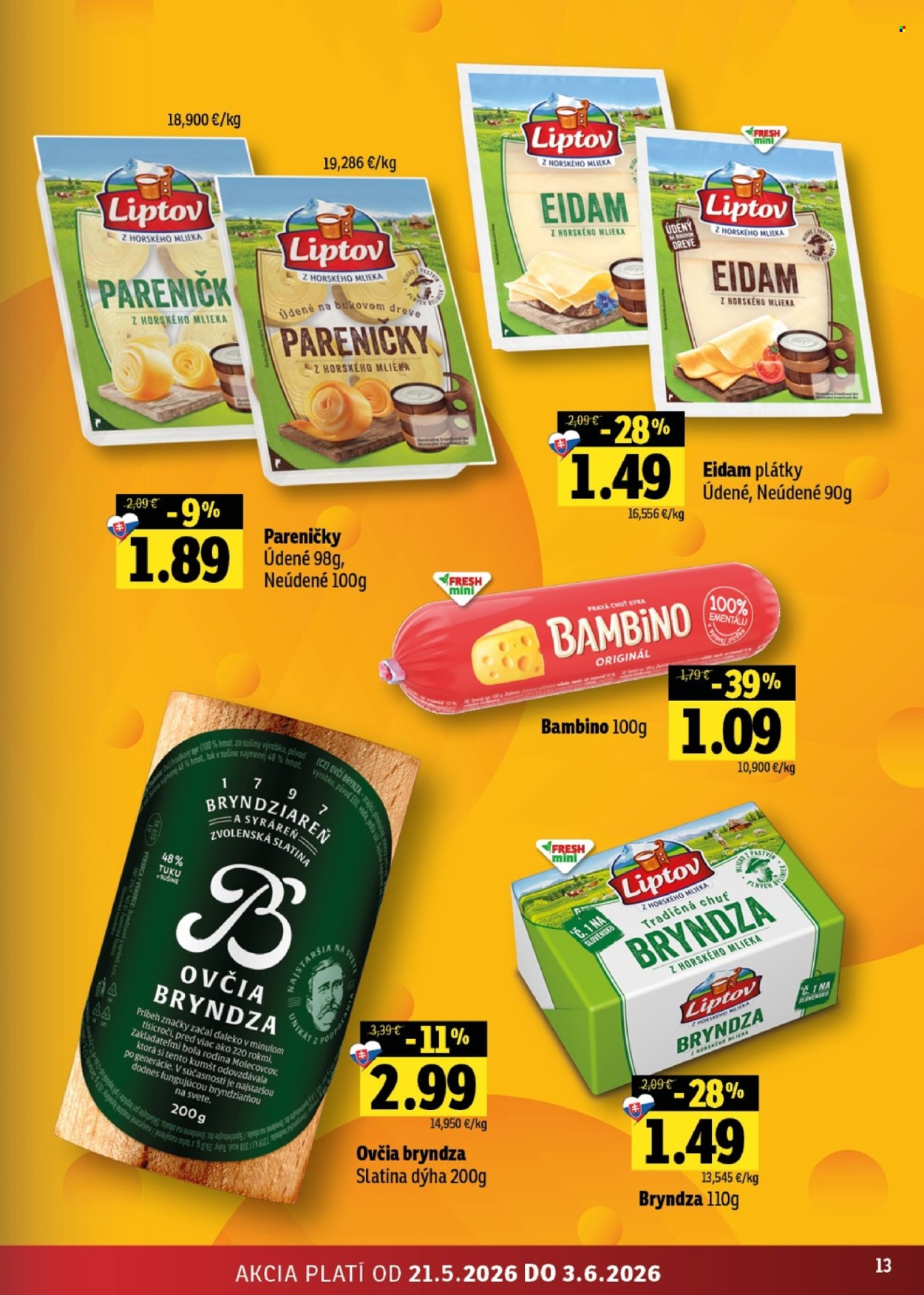 Leták FRESH - 21.5.2026 - 3.6.2026. Strana 13