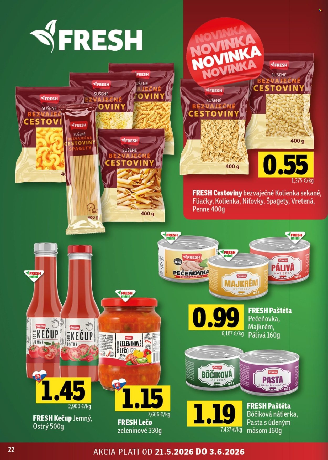 Leták FRESH - 21.5.2026 - 3.6.2026. Strana 22