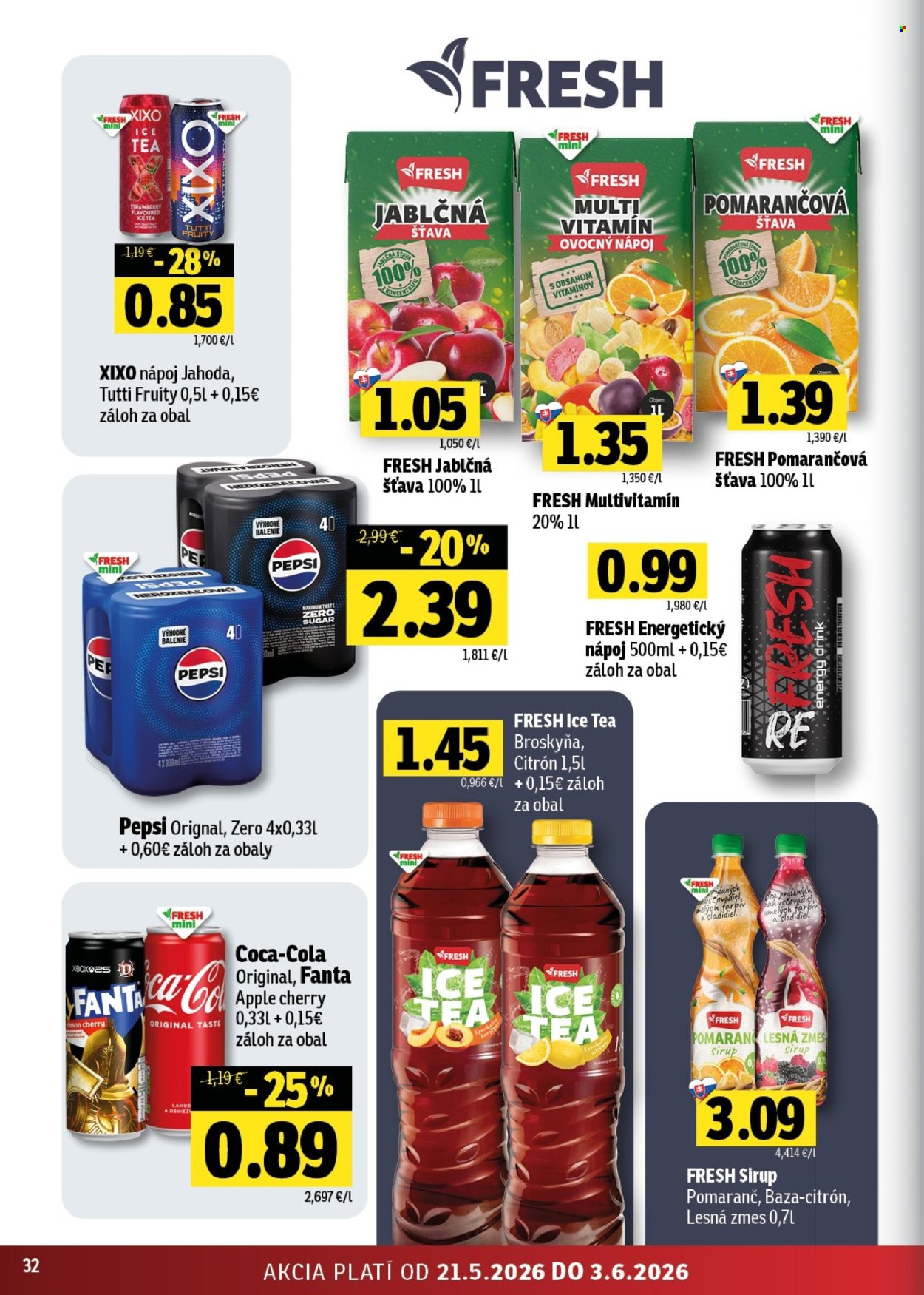 Leták FRESH - 21.5.2026 - 3.6.2026. Strana 32