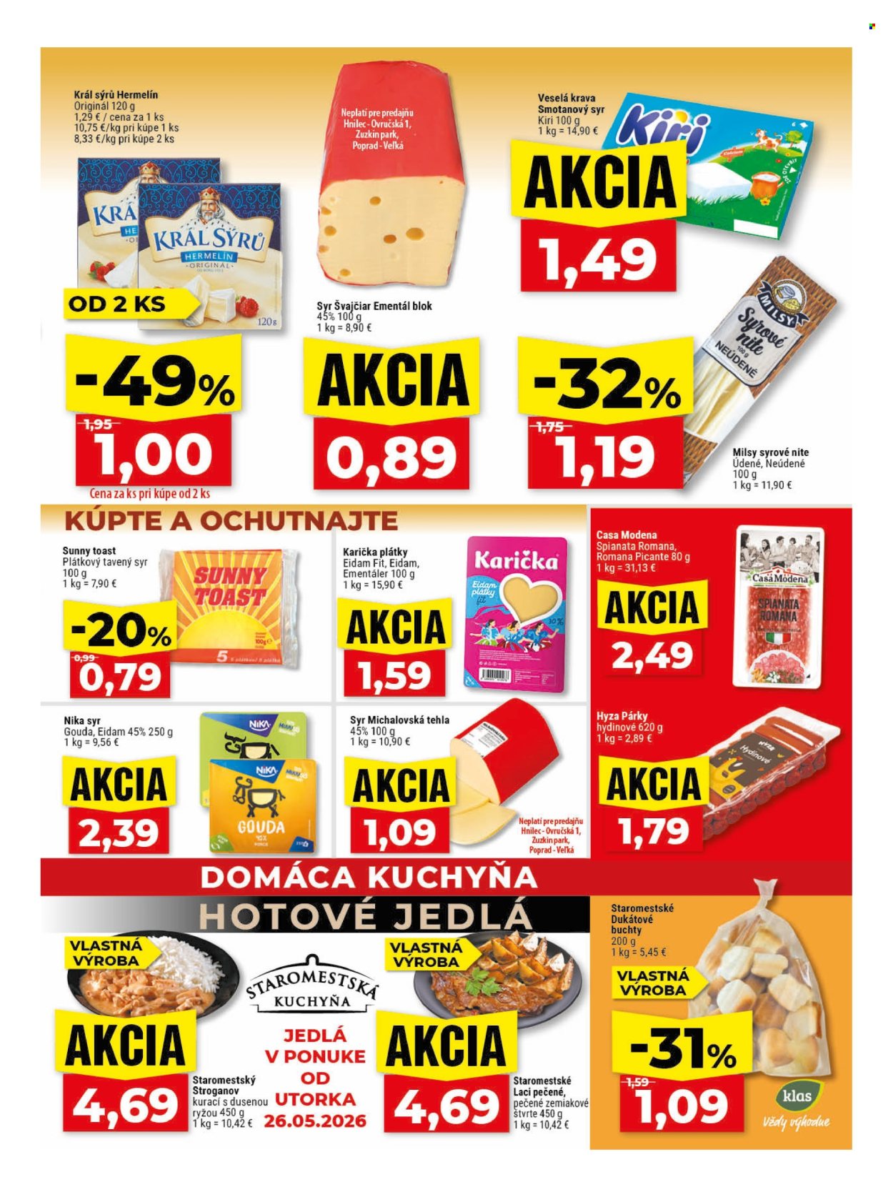 Leták Klas - 25.5.2026 - 31.5.2026. Strana 11