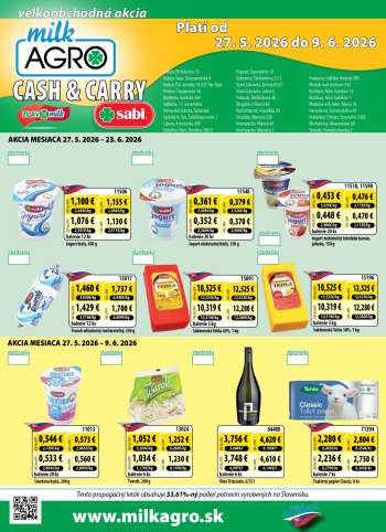 Leták Milk AGRO - 27.5.2026 - 9.6.2026.