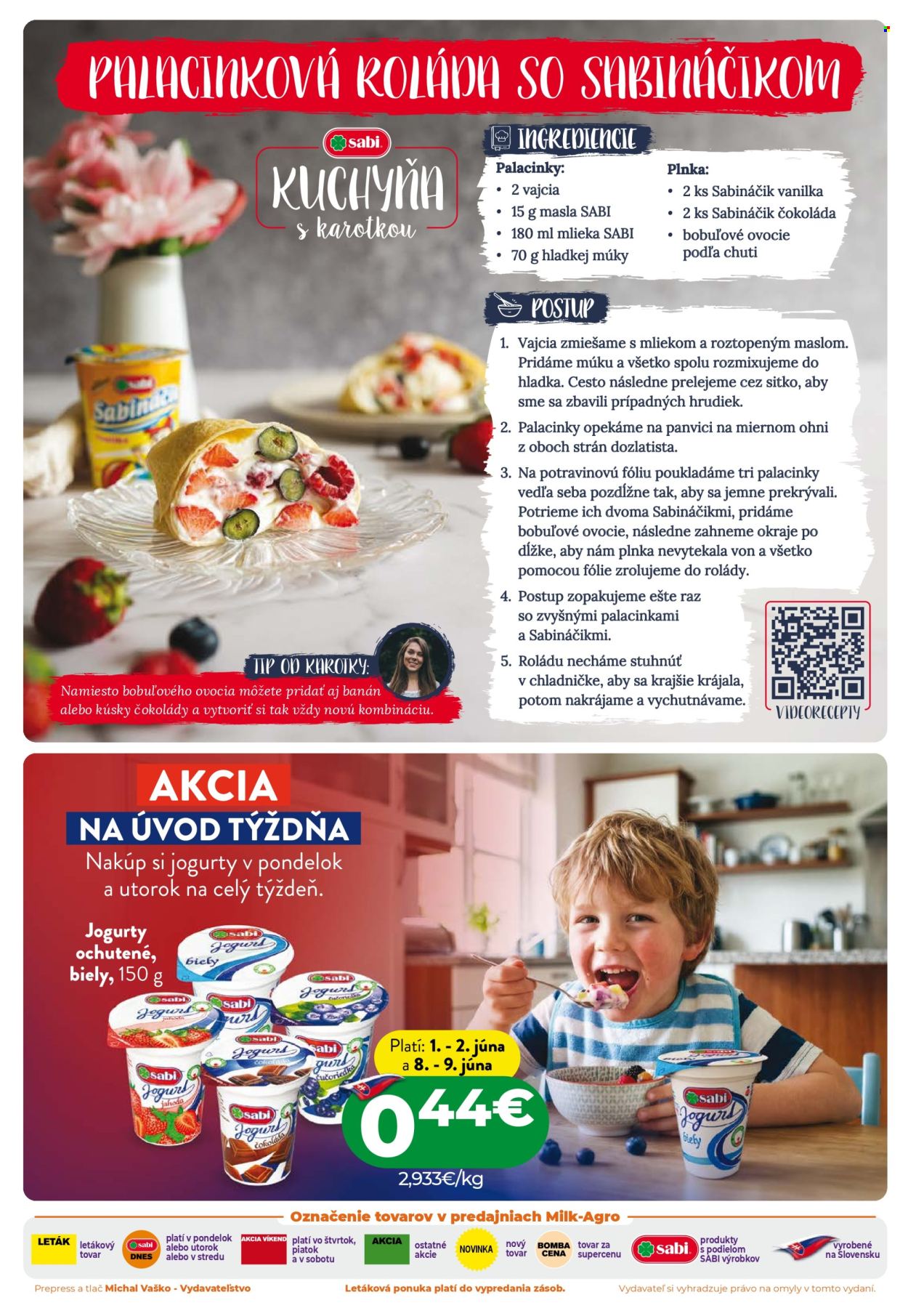 Leták Milk AGRO - 27.5.2026 - 9.6.2026. Strana 2