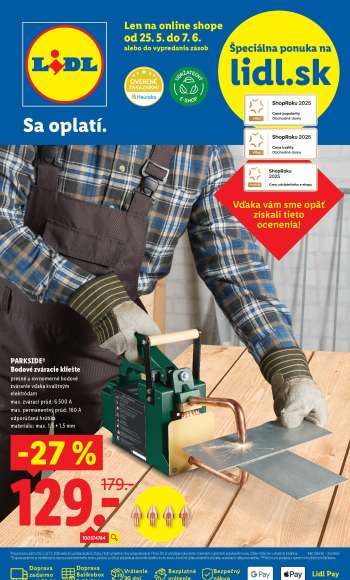 Leták Lidl - 25.5.2026 - 7.6.2026.