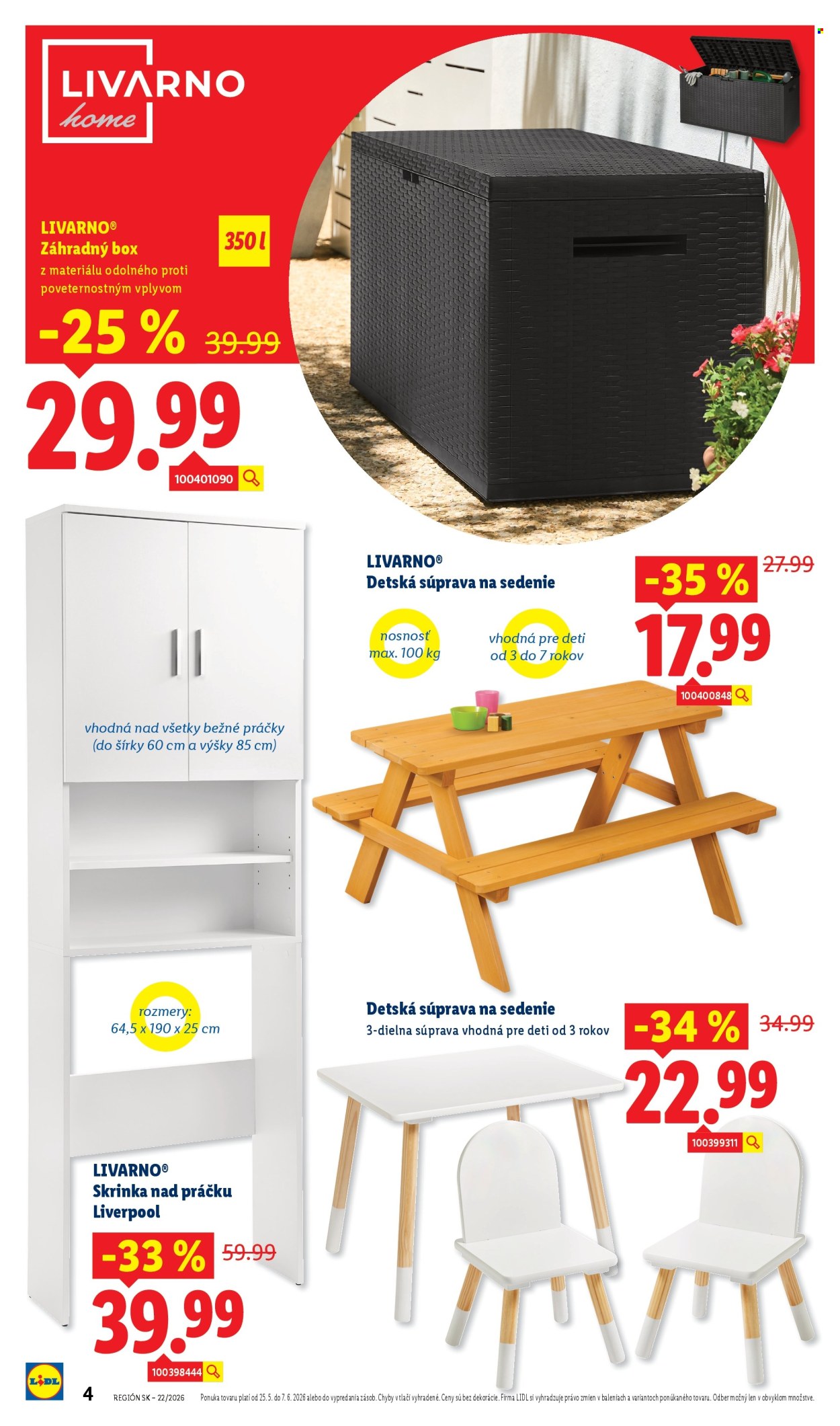 Leták Lidl - 25.5.2026 - 7.6.2026. Strana 4