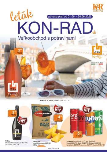 Leták KON-RAD - 1.6.2026 - 30.6.2026.
