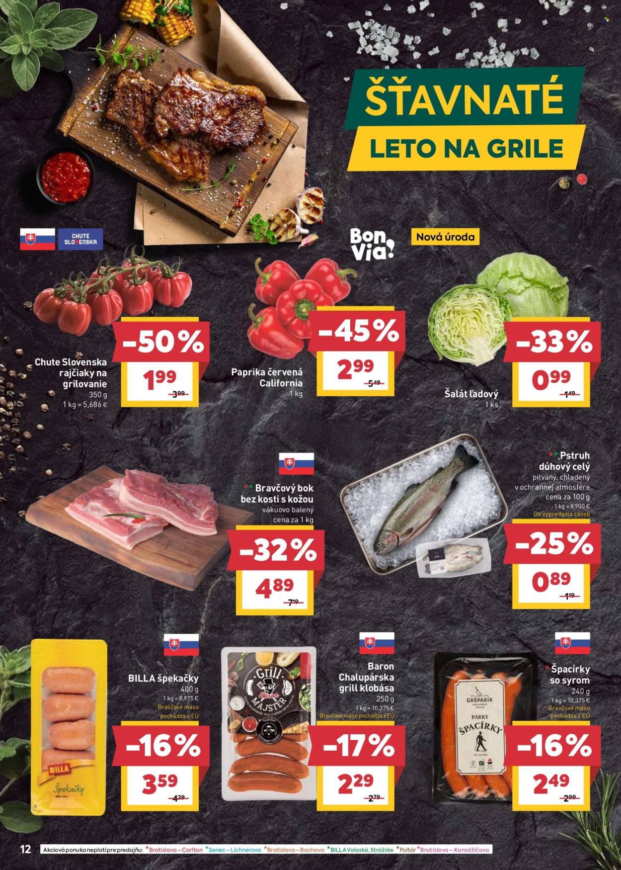 Leták Billa - 27.5.2026 - 2.6.2026. Strana 12