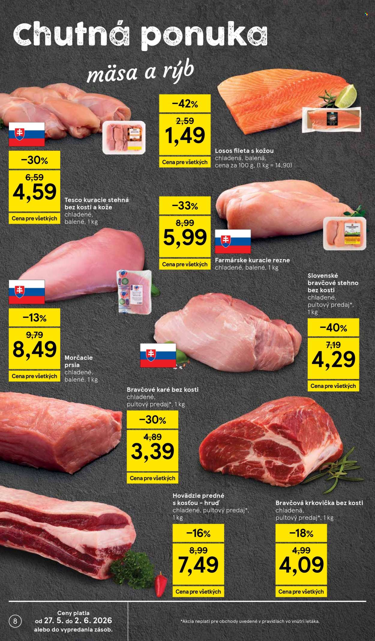 Leták TESCO - 27.5.2026 - 2.6.2026. Strana 8
