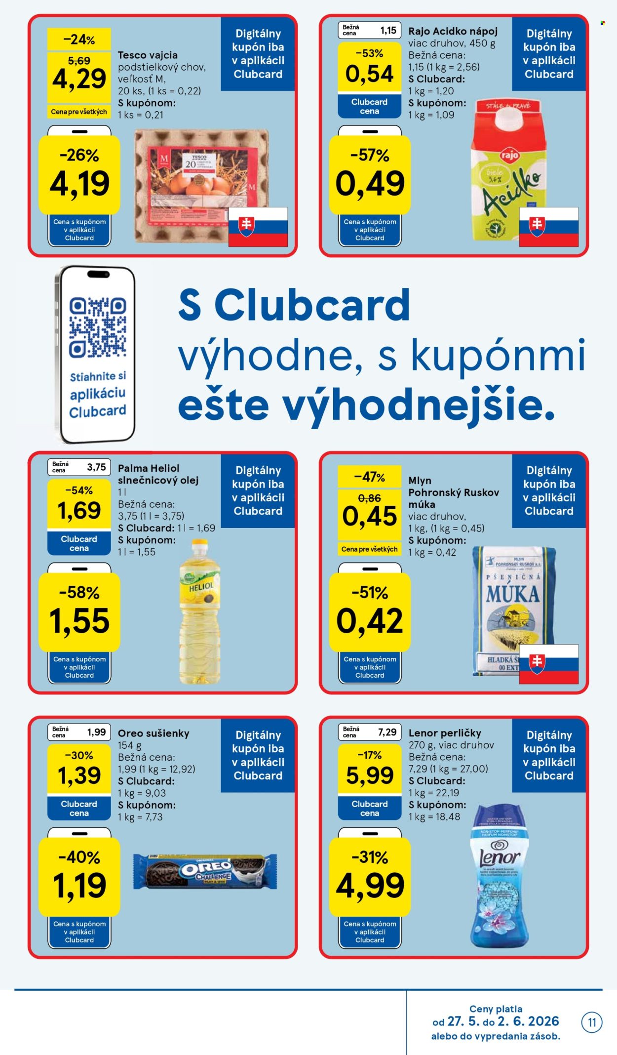 Leták TESCO - 27.5.2026 - 2.6.2026. Strana 11