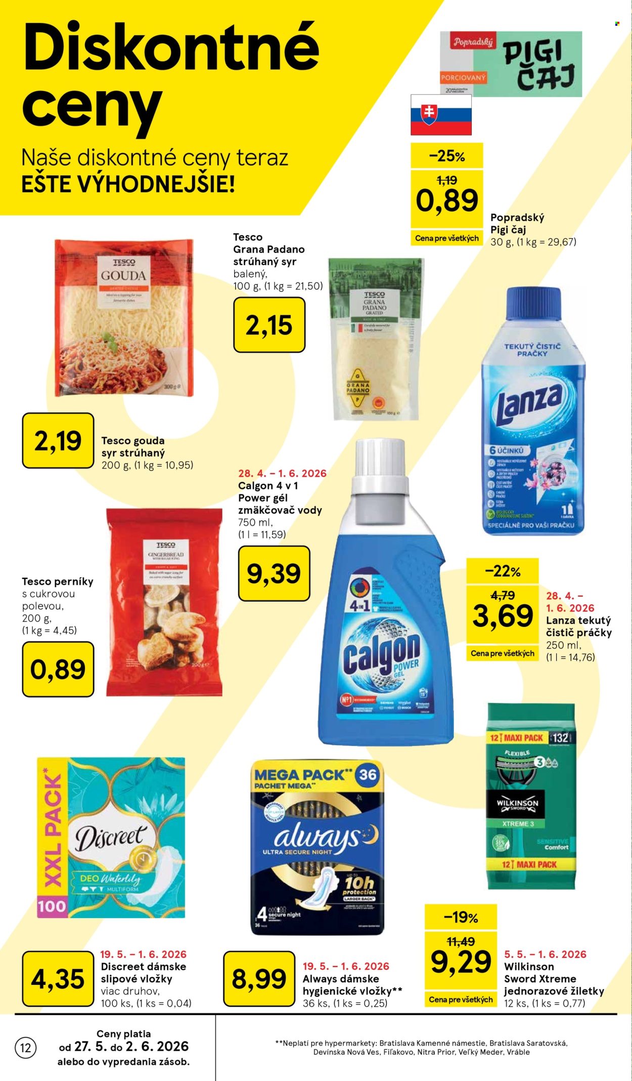 Leták TESCO - 27.5.2026 - 2.6.2026. Strana 12