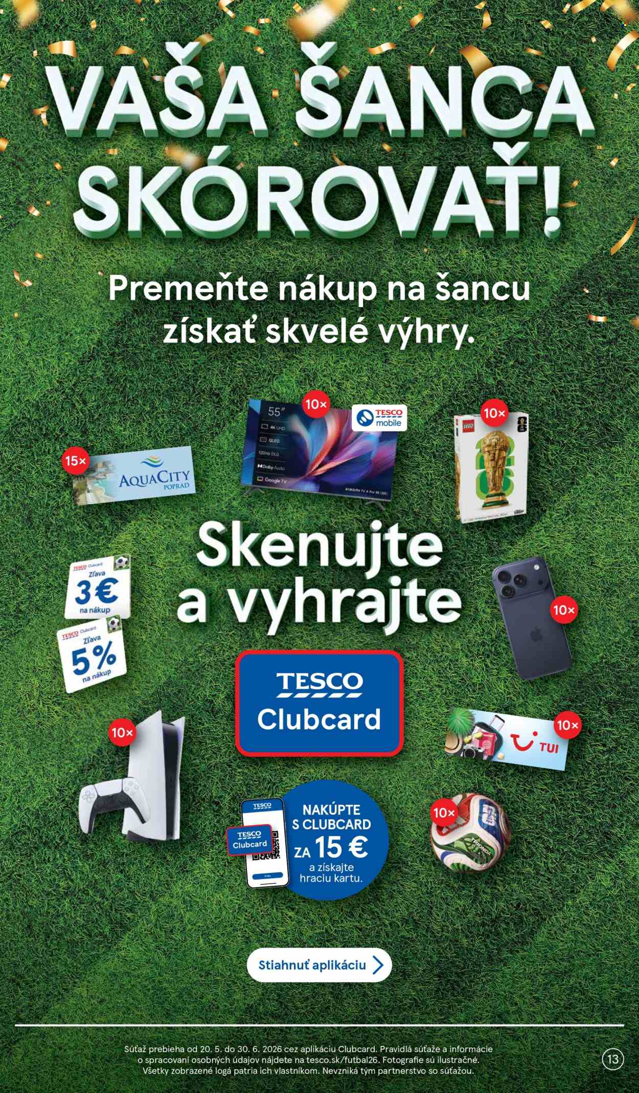 Leták TESCO - 27.5.2026 - 2.6.2026. Strana 13