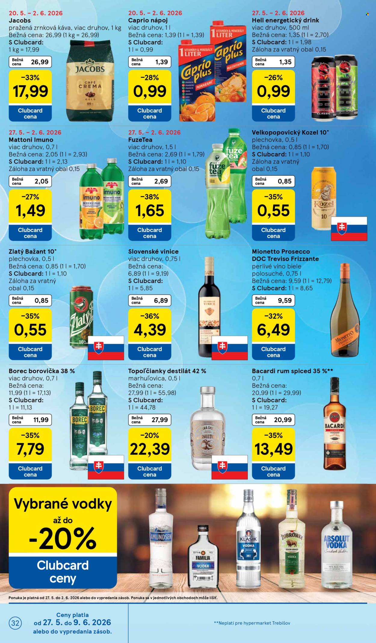 Leták TESCO - 27.5.2026 - 2.6.2026. Strana 32