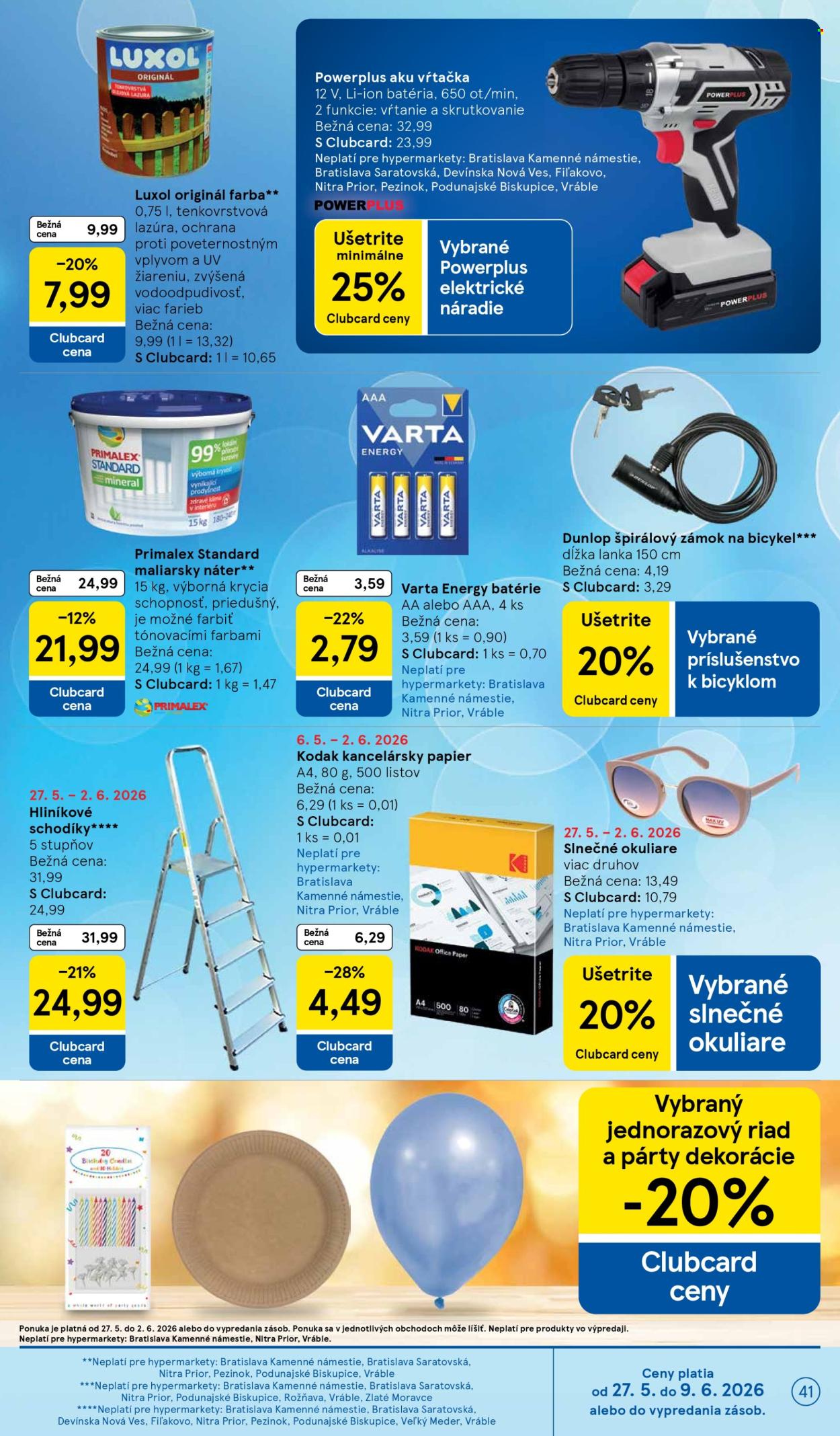 Leták TESCO - 27.5.2026 - 2.6.2026. Strana 41